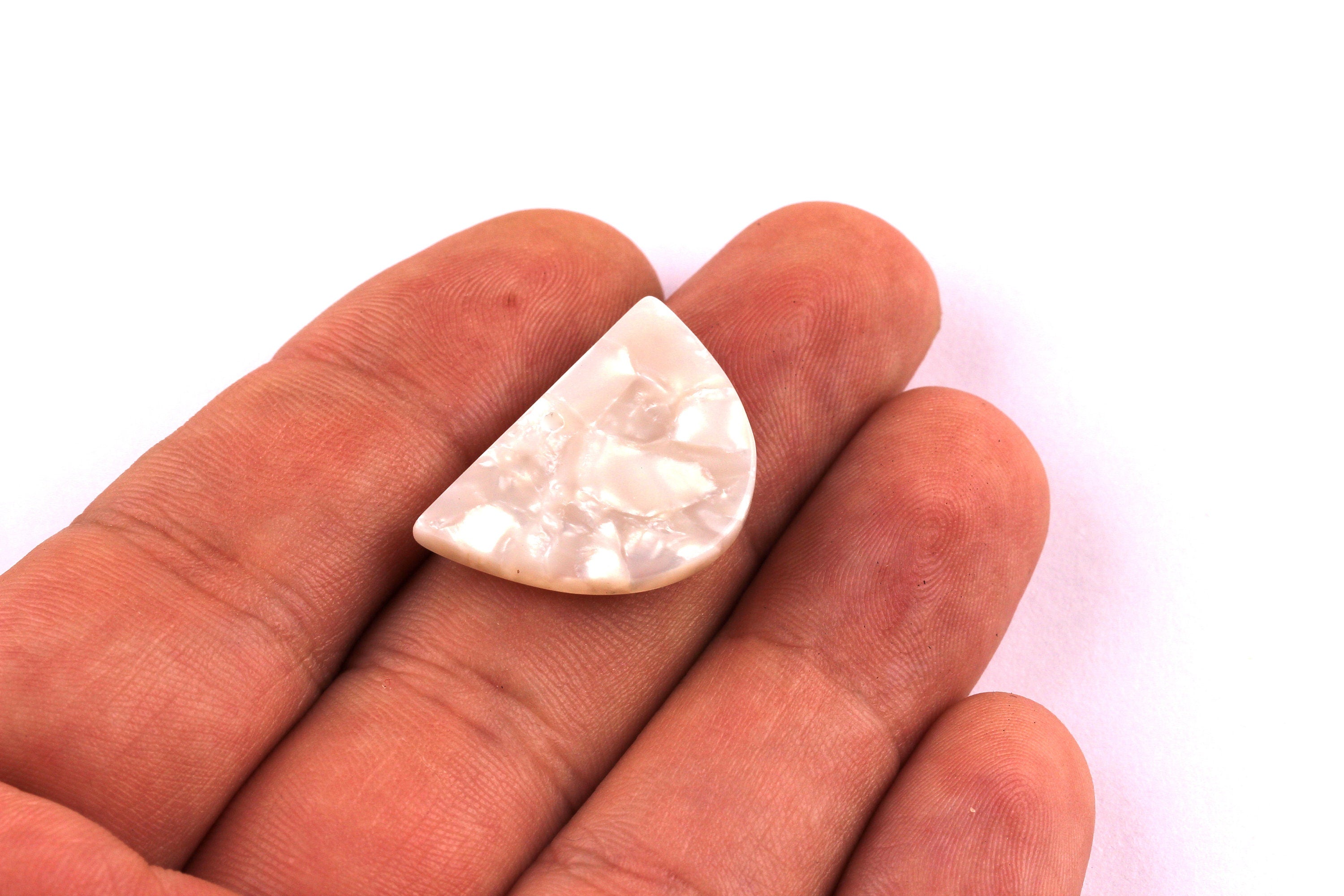 Acetate D Charms -D Earrings and Pendant - Earring Findings - Jewelry Supplies - Color Code: A12 - 17x25x2.5mm - AC1058C - DOMEDBAZAAR
