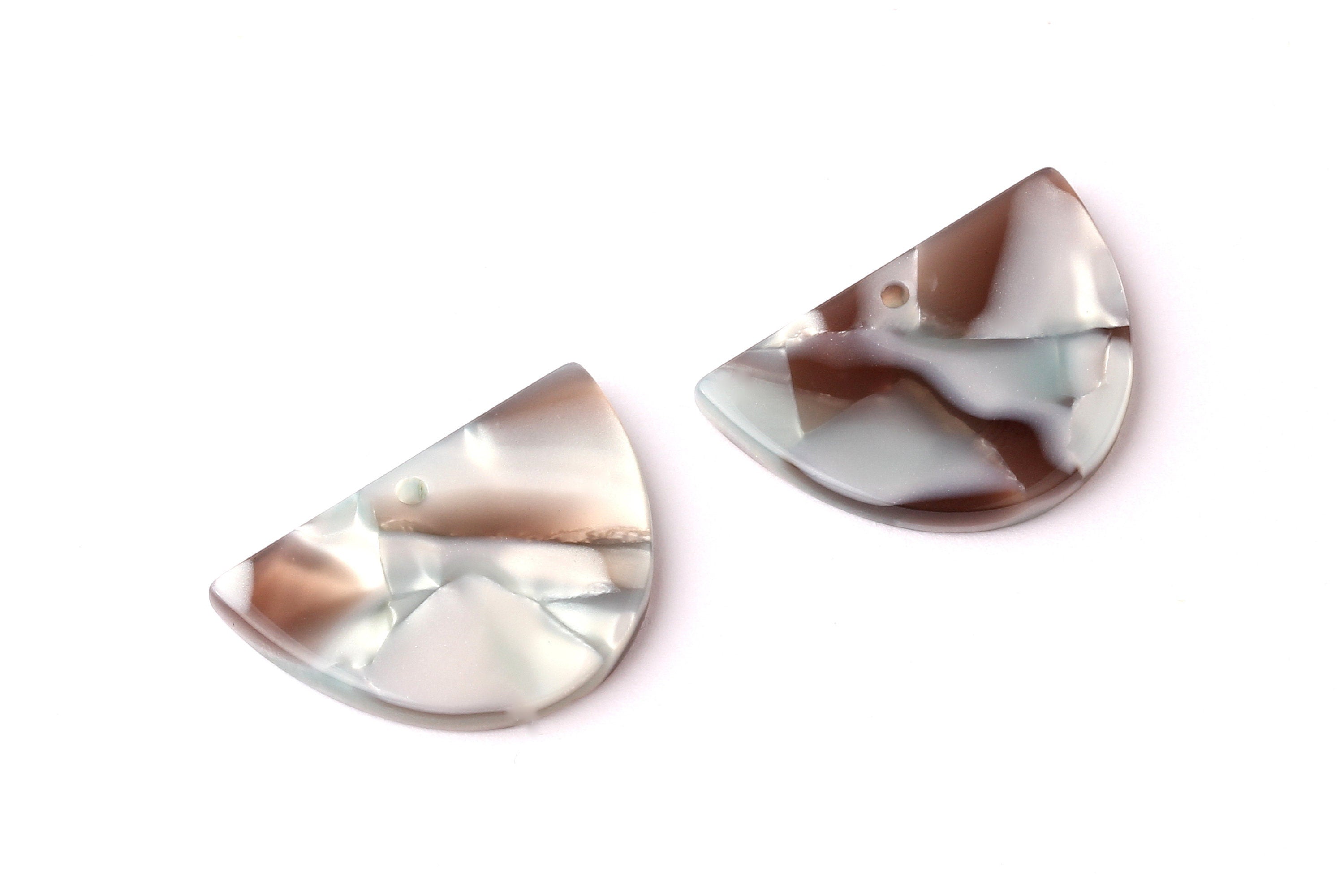 Acetate D Charms -D Earrings and Pendant - Earring Findings - Jewelry Supplies - Color Code: A22 - 17x25x2.5mm - AC1058H - DOMEDBAZAAR
