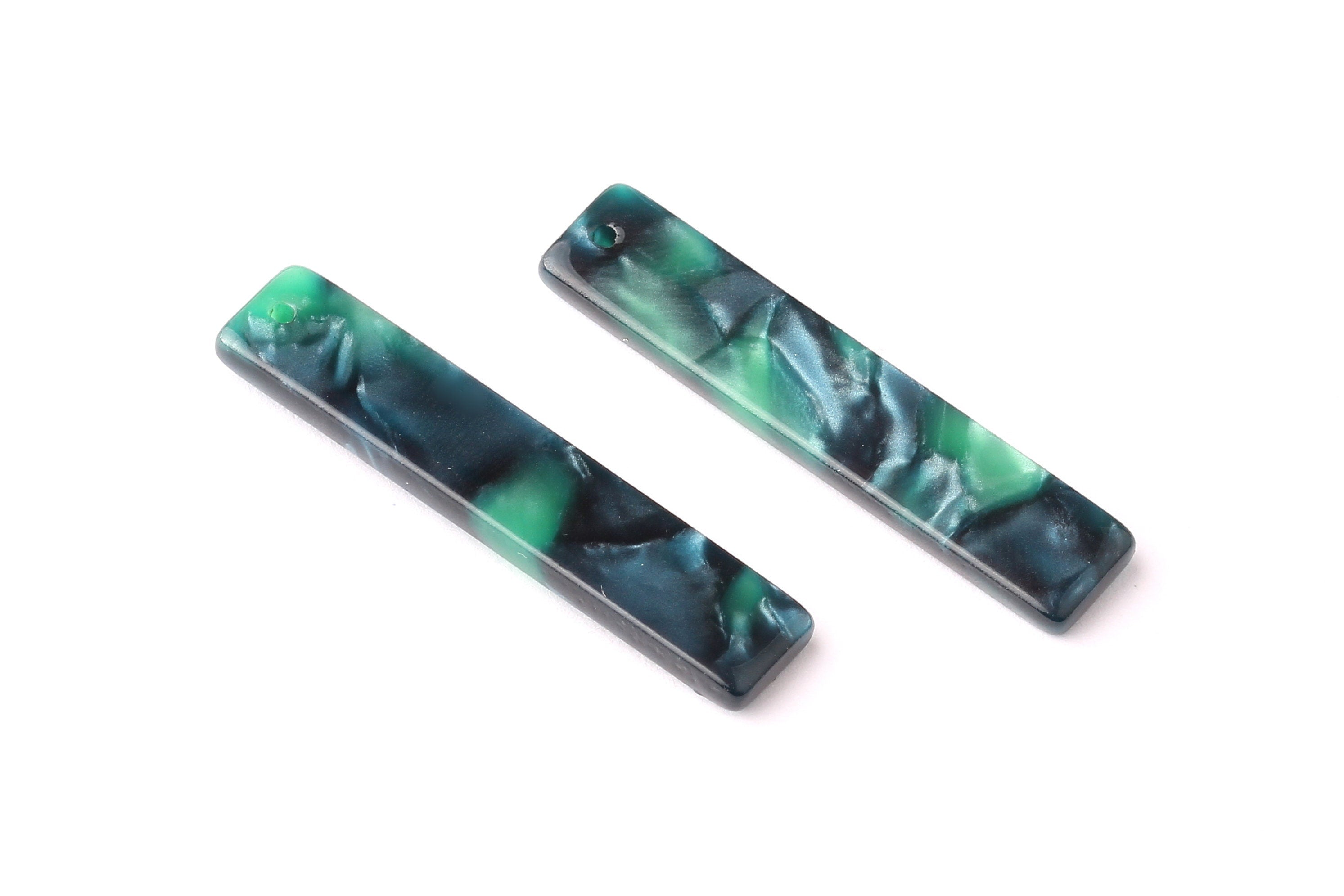 Acetate Stick & Bar Charms - Stick Earrings and Pendant - Earring Findings - Jewelry Supplies - Color Code: A13 - 34x7mm - AC1026S - DOMEDBAZAAR