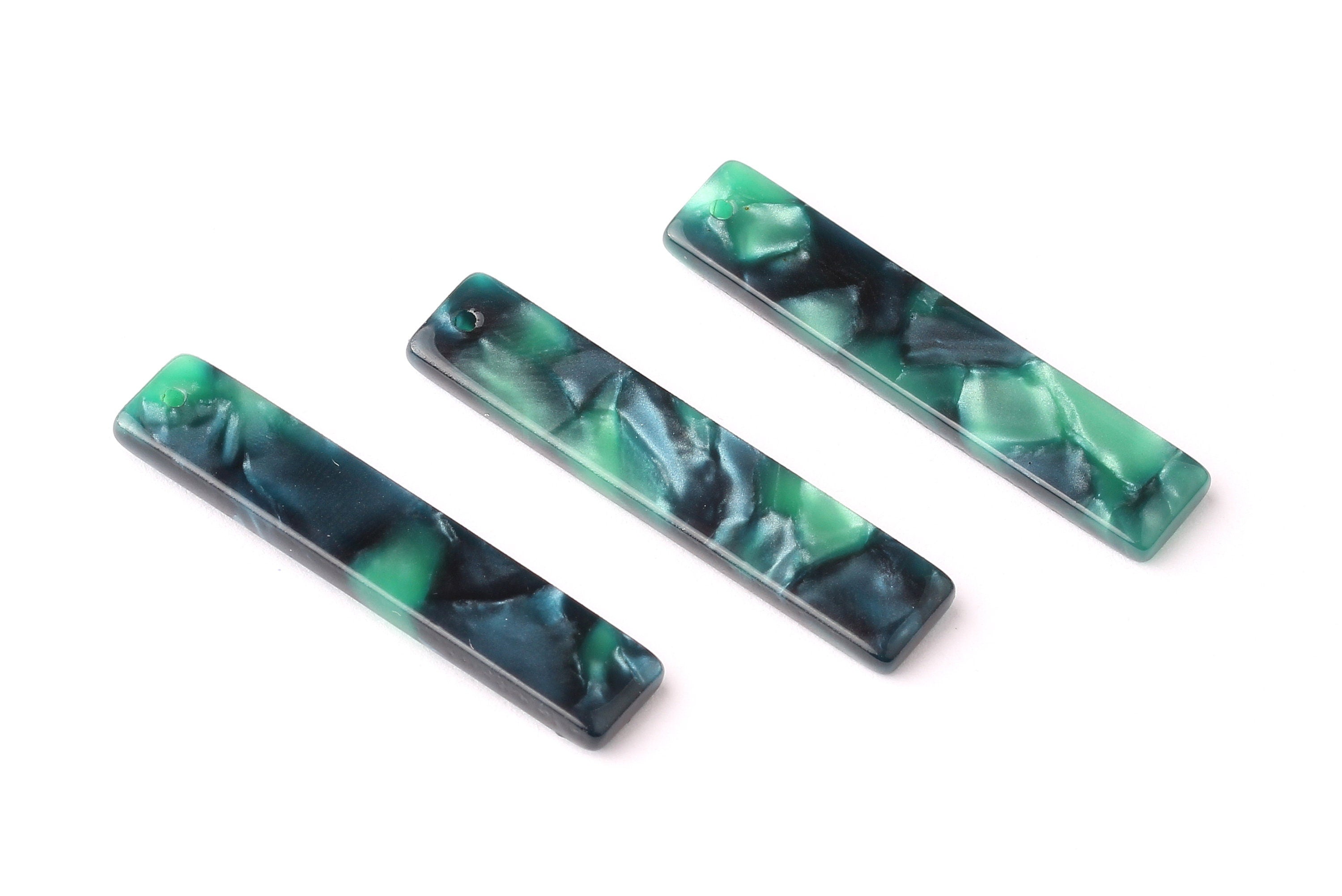Acetate Stick & Bar Charms - Stick Earrings and Pendant - Earring Findings - Jewelry Supplies - Color Code: A13 - 34x7mm - AC1026S - DOMEDBAZAAR