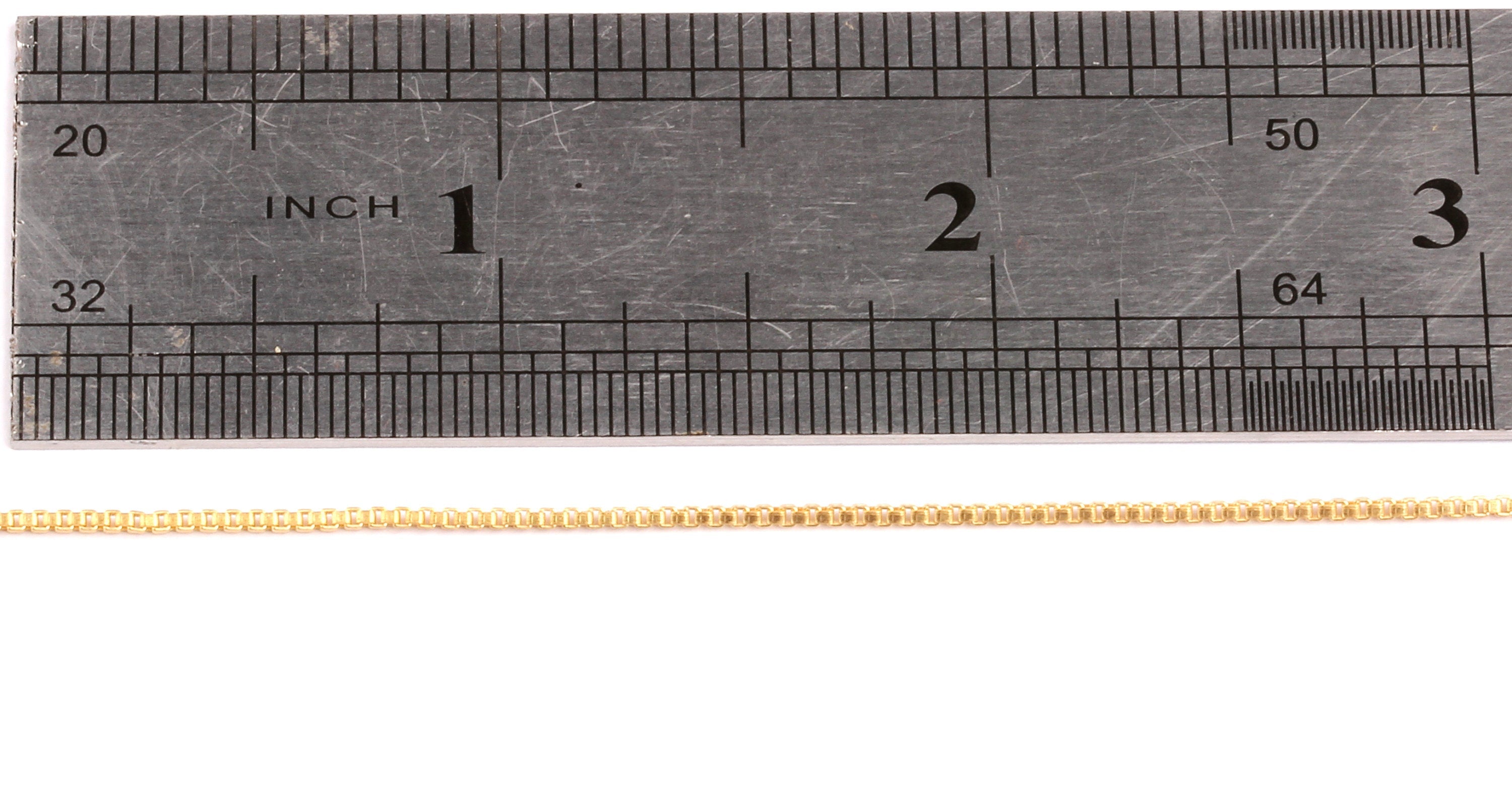 Cube Box Chain - Link Square Chain - Raw Brass Chain - Tiny Cube Box Chain - 0.04&quot; - for Necklace Bracelet Earing Jewellery Making - CC1038 - DOMEDBAZAAR