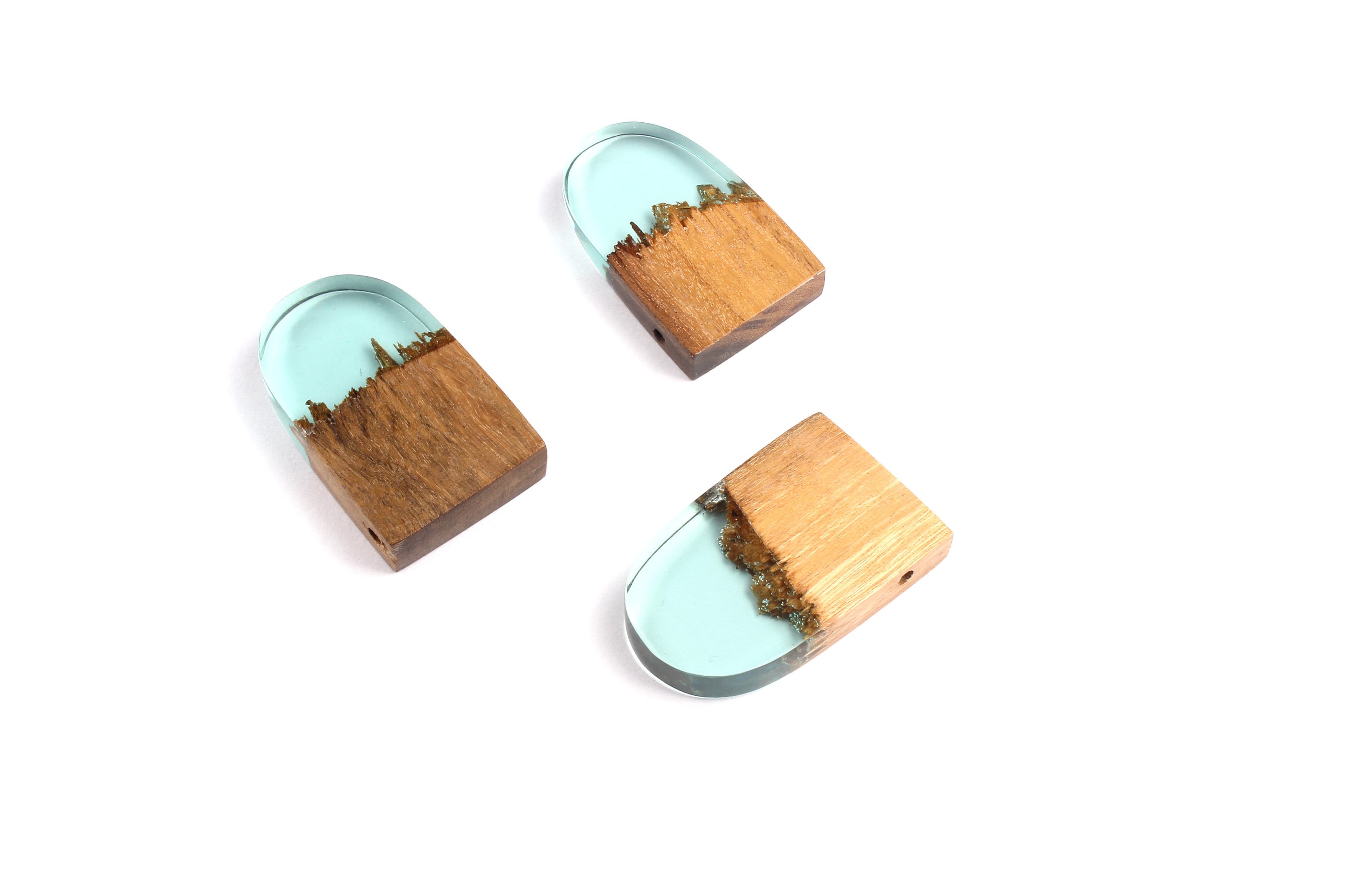 Griding Glue Oak Bark Wood Pendant - Oak Bark Griding Glue - Griding Glue Pendant - 45.9x23.1x6.81mm - BB1047B - DOMEDBAZAAR