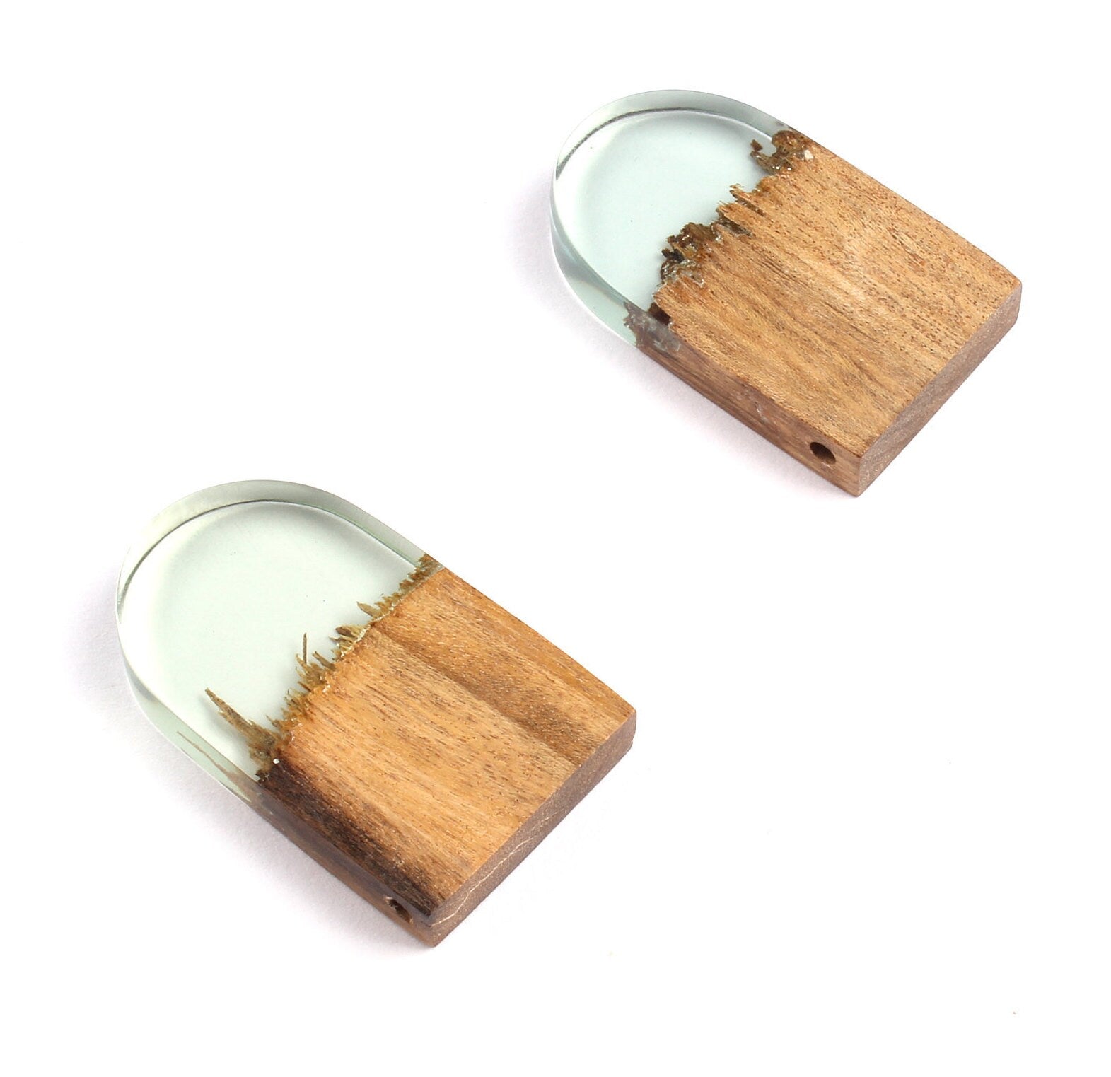 Griding Glue Oak Bark Wood Pendant - Oak Bark Griding Glue - Griding Glue Pendant - 45.9x23.1x6.81mm - BB1047C - DOMEDBAZAAR