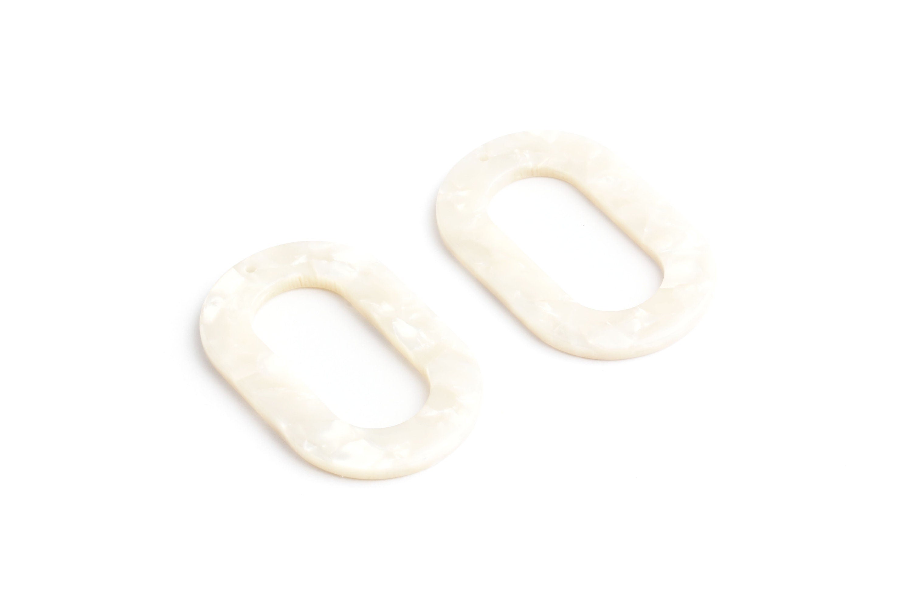 Acetate Oval Charms - Oval Earrings and Pendant - Earring Findings - Jewelry Supplies - Color Code: A12 - 44x28x2.5mm - AC1003S - DOMEDBAZAAR