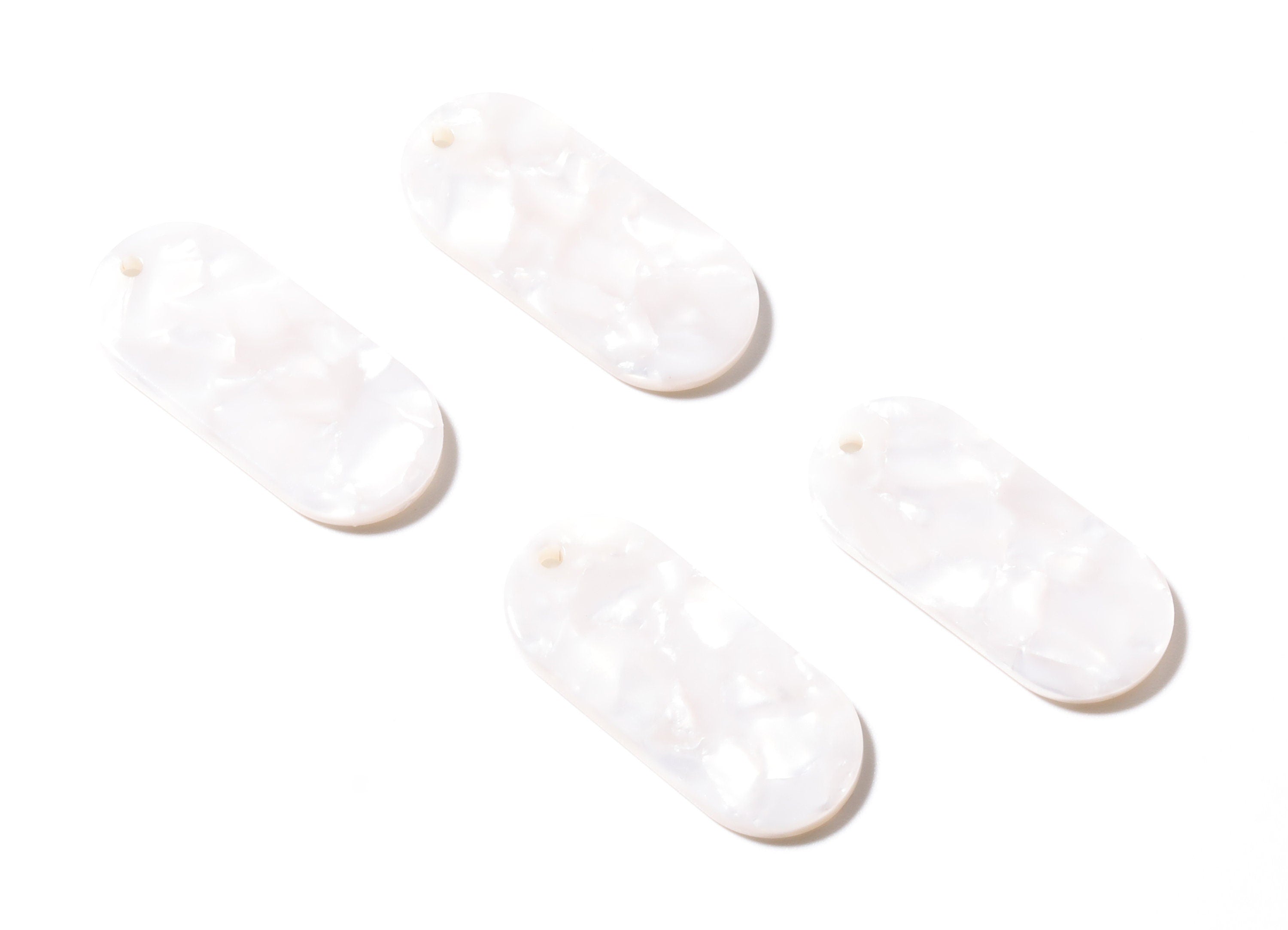 Acetate Oval Earring Charms - Oval Shaped Pendant - Earring Findings - Jewelry Supplies - Color Code: A12 - 30.65x13.76x2.66mm - AC1134J - DOMEDBAZAAR