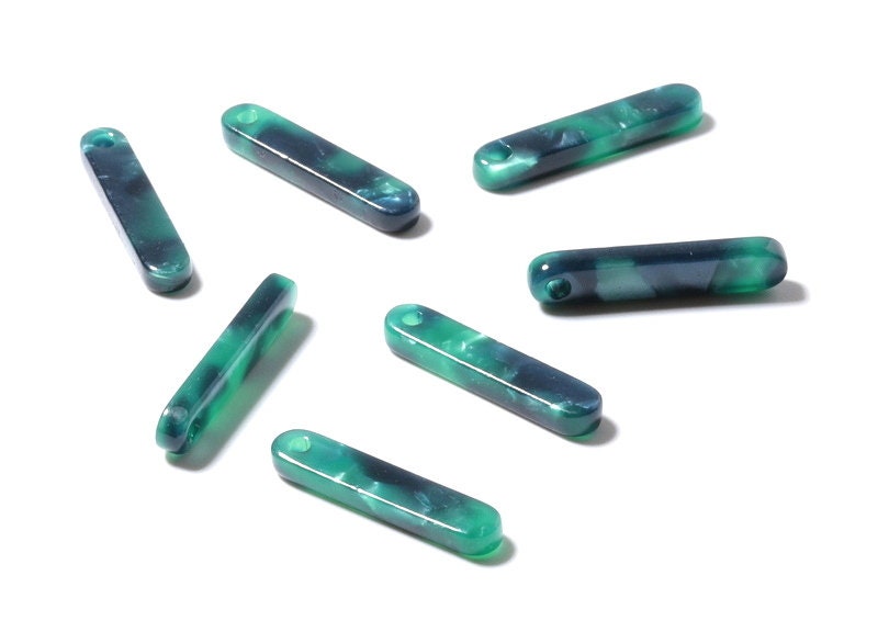 Acetate Stick Earring Charms - Acetate Stick Pendant - Earring Findings - Jewelry Supplies - Color Code: A13 - 20.6x4.27x2.6mm - AC1150F - DOMEDBAZAAR