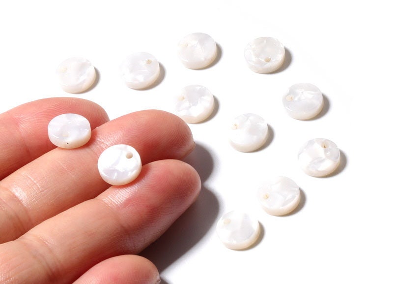 Acetate Acrylic Earring Charms - Tortoise Shell Earrings - Round Circle  Shaped - Color Code: A12 - 9.19x9.19x2.7mm - AC1151H - DOMEDBAZAAR