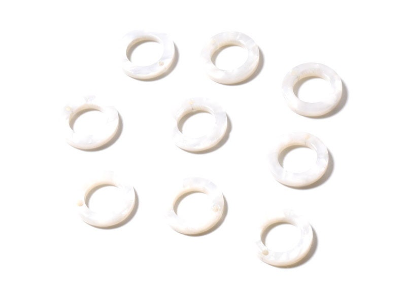 Acetate Hoop Earring Charms - Acrylic Circle Pendant - Earring Findings - Jewelry Supplies - Color Code: A12 - 15x15x2.7mm - AC1152H - DOMEDBAZAAR
