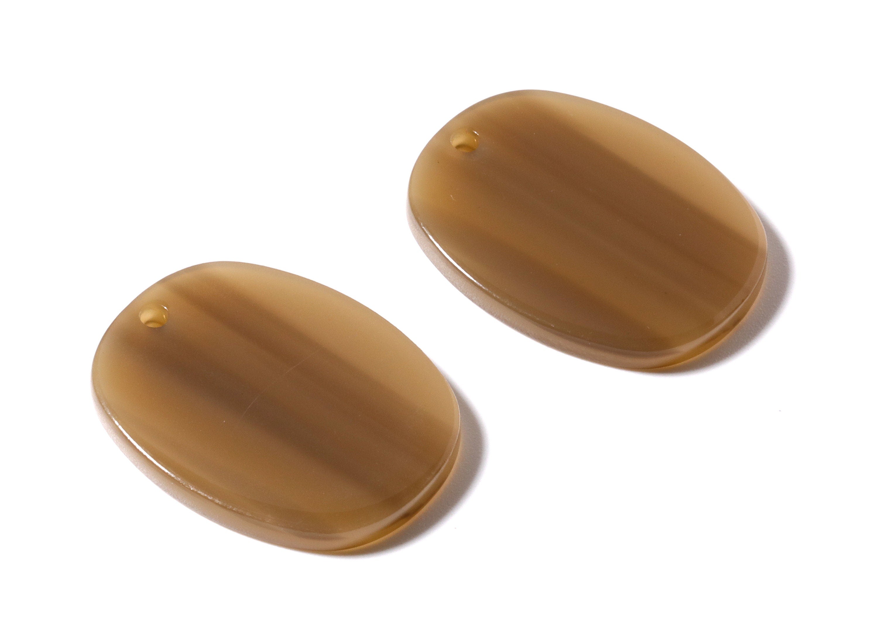 Acrylic Oval Earring Charms - Oval Shaped Pendant - Earring Findings - Jewelry Supplies - Color Code: A88 - 26x13.7x2.53mm  - AC1158J - DOMEDBAZAAR