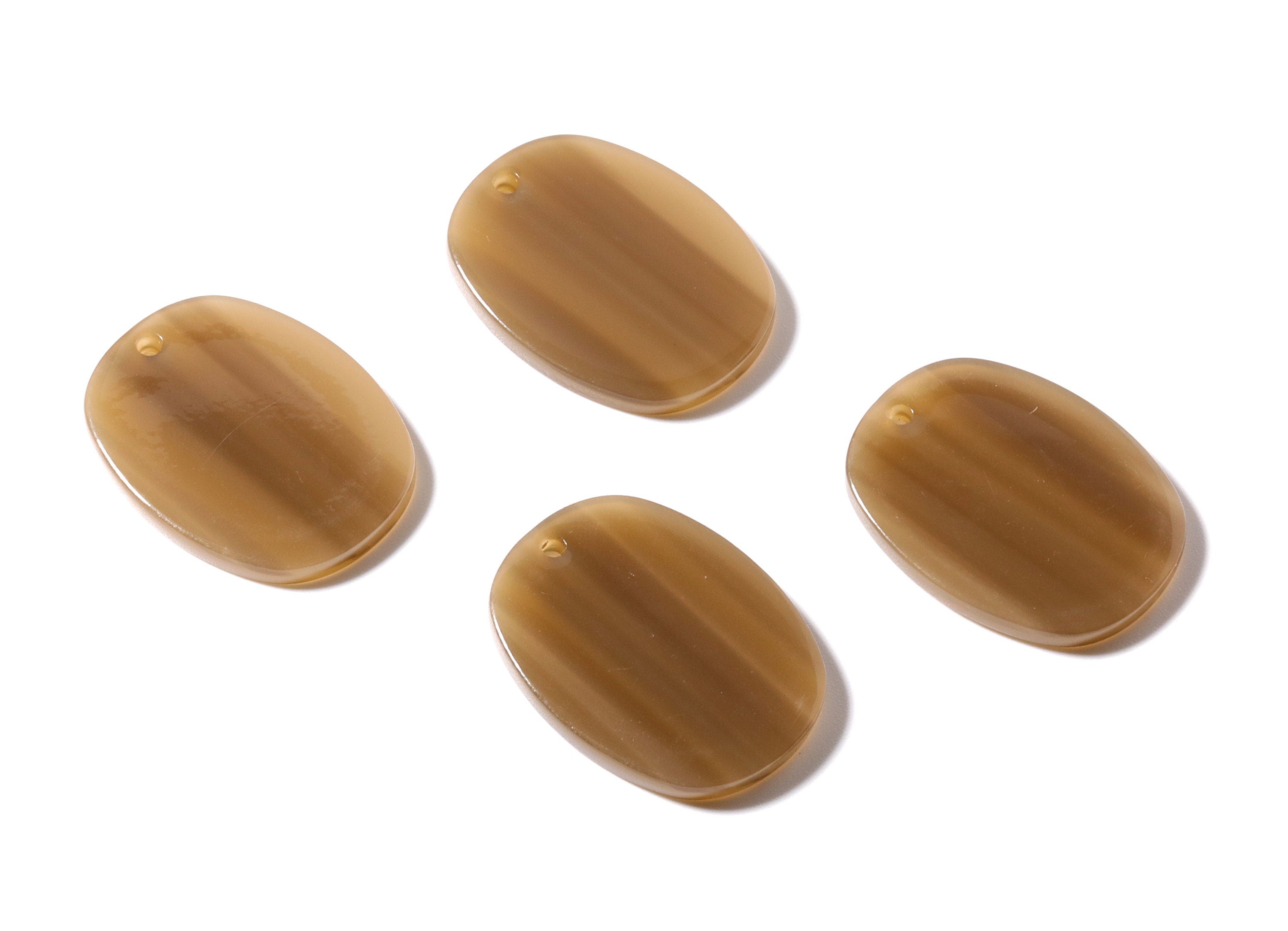 Acrylic Oval Earring Charms - Oval Shaped Pendant - Earring Findings - Jewelry Supplies - Color Code: A88 - 26x13.7x2.53mm  - AC1158J - DOMEDBAZAAR