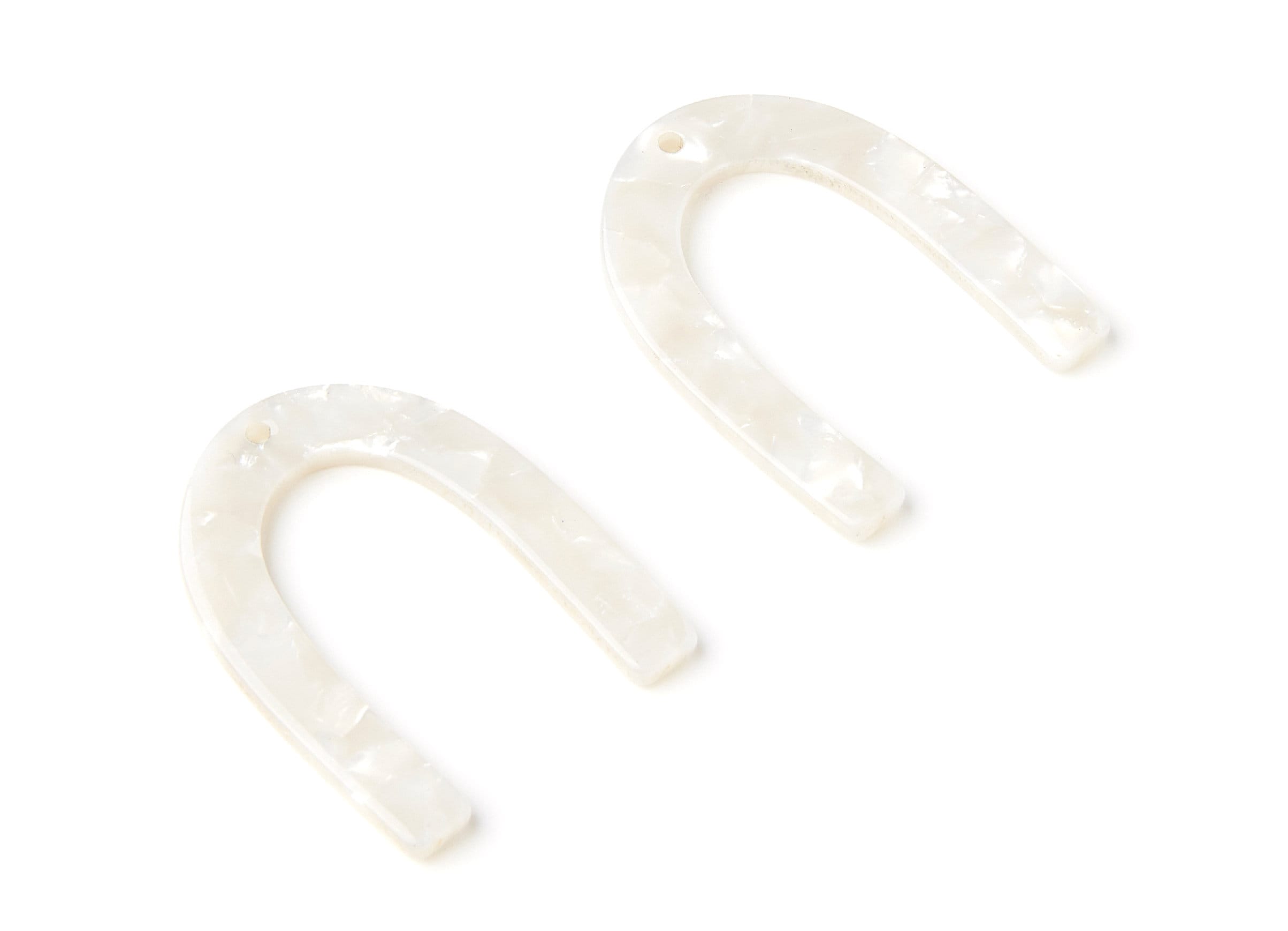 Acetate U Charm - U Earring and Pendant - Earring Findings - Jewelry Supplys - Color Code: A12 - 34.61x26.25x2.55mm - AC1114DD - DOMEDBAZAAR