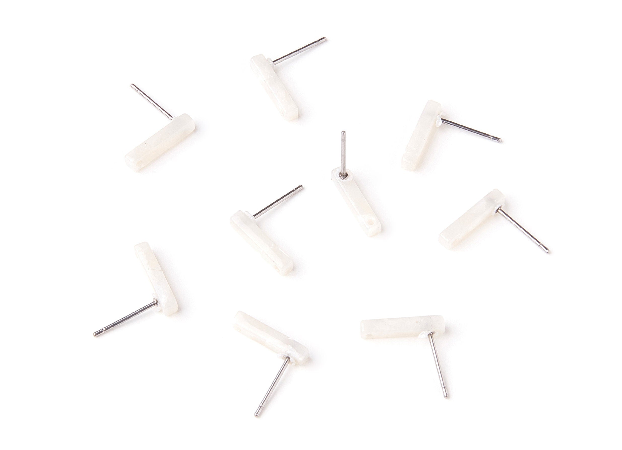 Acetate Stick Earring Stud - Acrylic Stick Earring Post - Earring Post - Jewelry Supplies- Color Code: A12 - 13,26x2,91x2,75mm - AC1221C - DOMEDBAZAAR