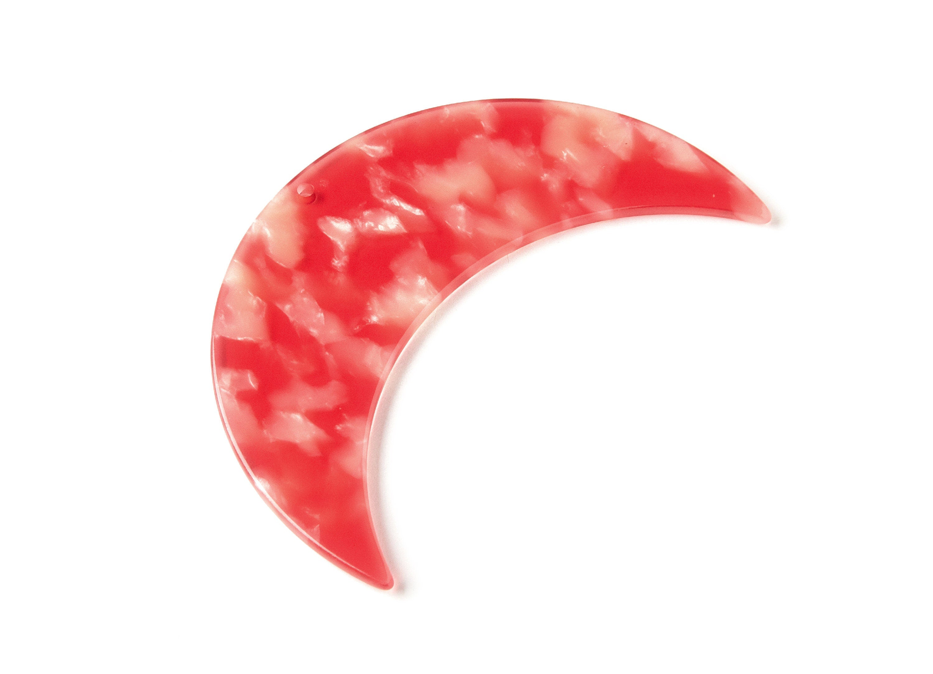 Moon Phases Wall Decor Moon Wall Hanging - Acetate Acryli Moon Wall Art - Big Moon Shaped - Color Code: A34 - 74,6x25,55x2,7mm - AC1232B - DOMEDBAZAAR