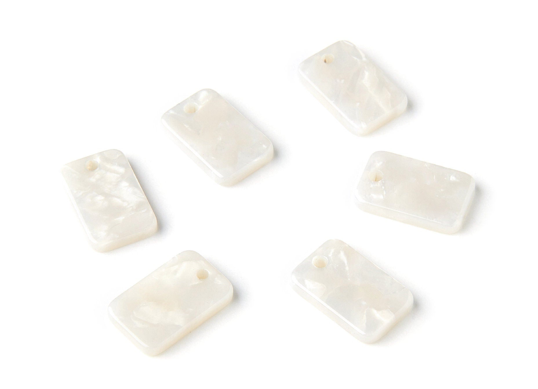 Acetate Rectangle Earring Charms - Rectangle Pendant - Earring Findings - Jewelry Supplies - Color Code: A32 - 16.9x10.9x2.7mm - AC1143B - DOMEDBAZAAR