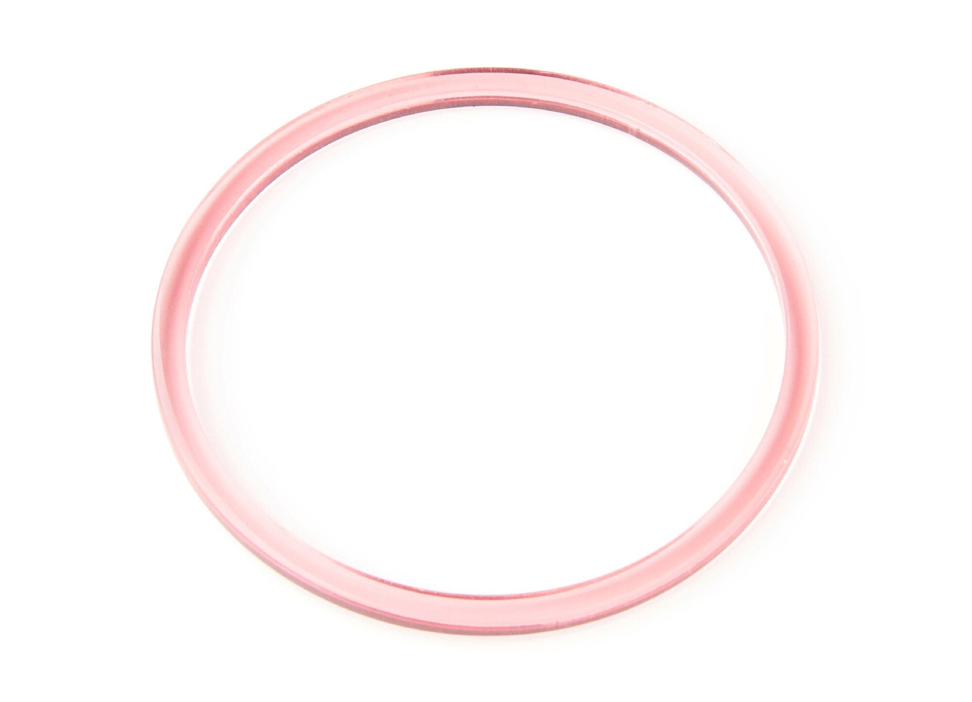 Acetate Hoop Earrings Charms - Circle Shaped Pendant - Earring Findings - Jewelry Supplies - Color Code: A69 - 65x65x3mm - AC1164F - DOMEDBAZAAR