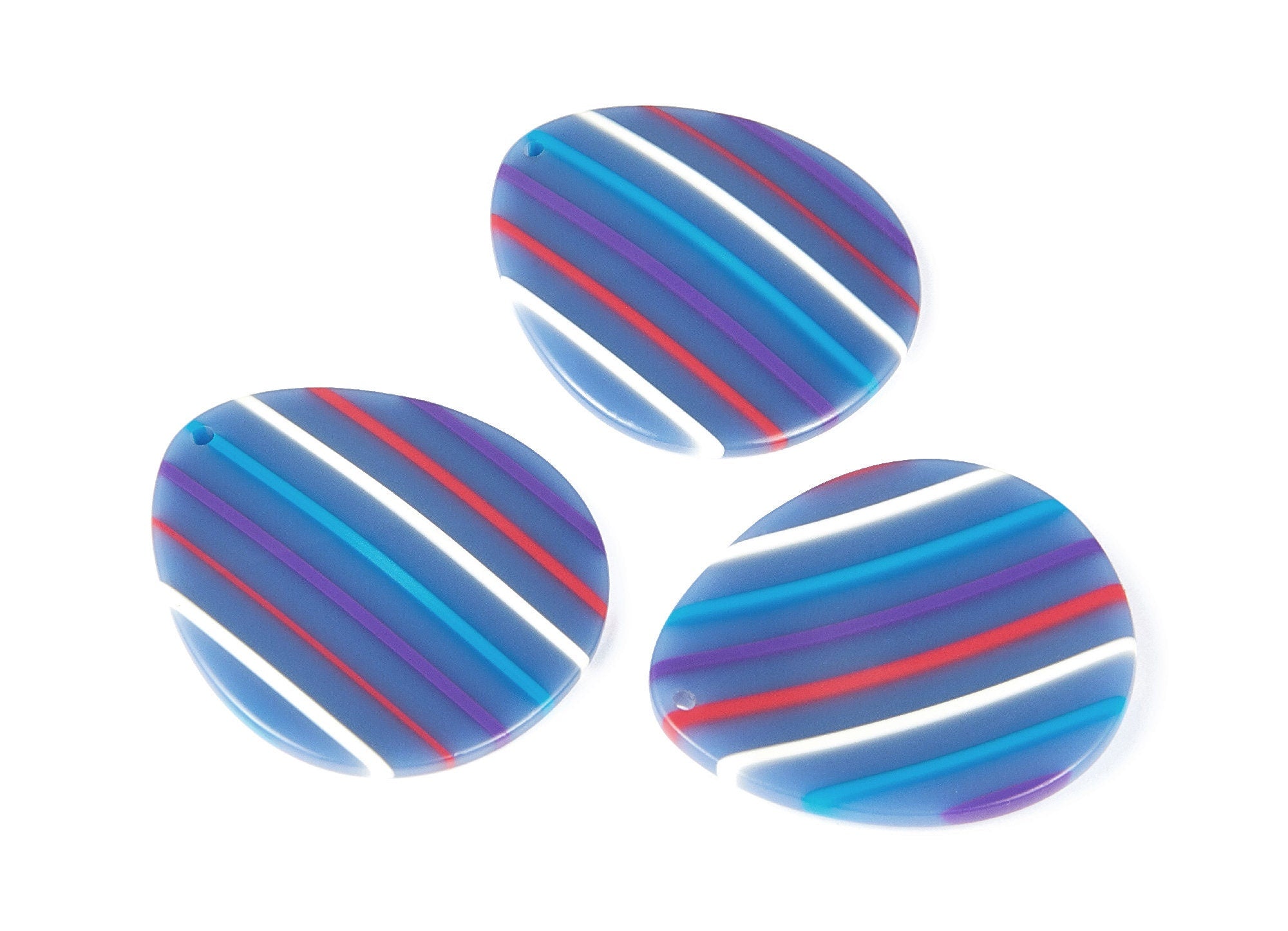 Acetate Drop Earring Charms - Acrylic Drop Pendant - Earring Findings - Jewelry Supplies - Color Code: A114 - 44.4x37.92x2.9mm - AC1247A - DOMEDBAZAAR