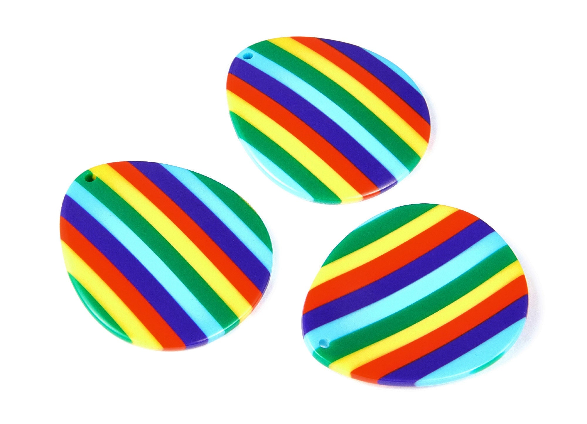 Acetate Drop Earring Charms - Acrylic Drop Pendant - Earring Findings - Jewelry Supplies - Color Code: A115 - 44.4x37.92x2.9mm - AC1247D - DOMEDBAZAAR