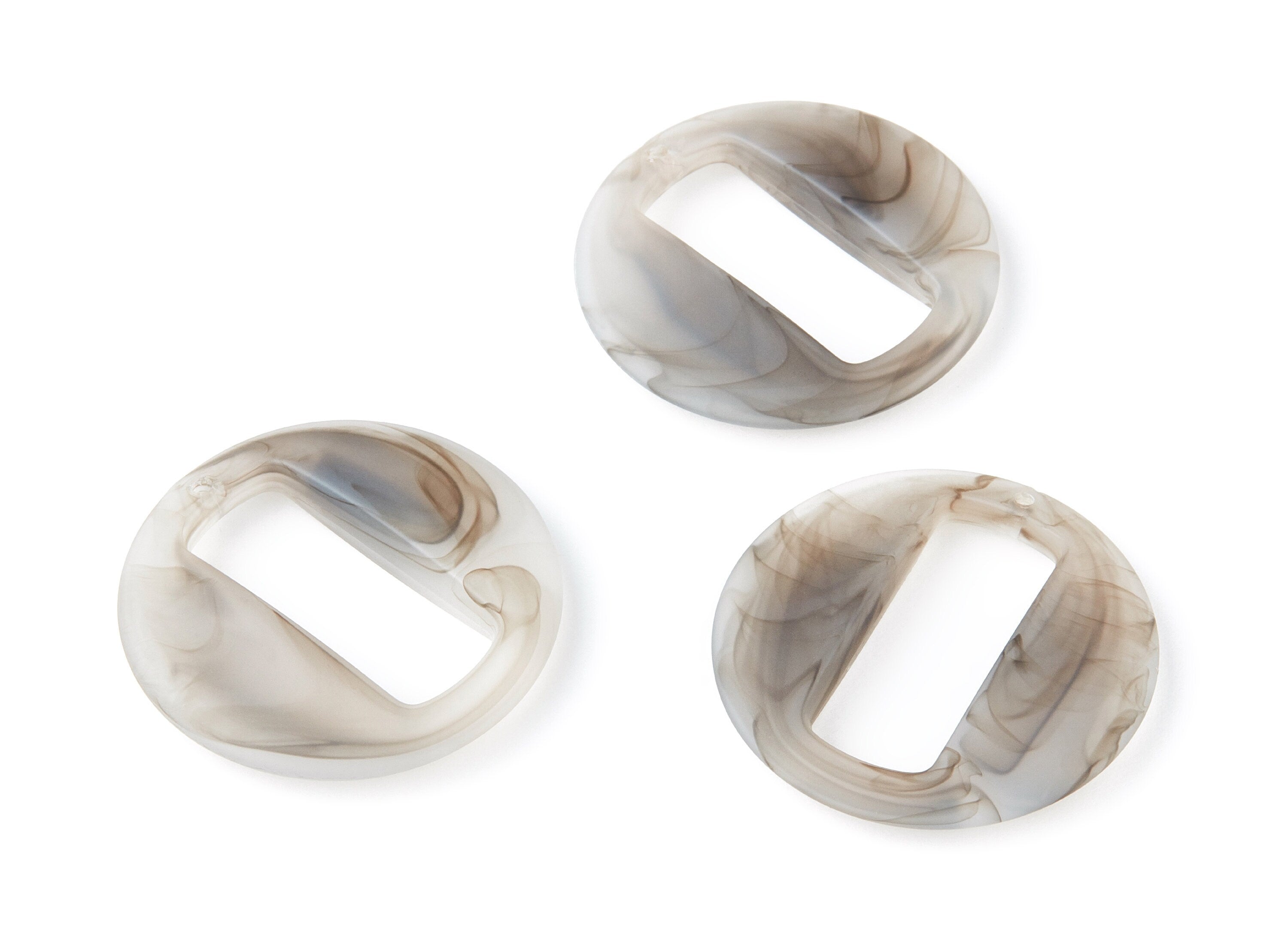 Resin Charms - Matte Resin Earrings - Round Circle Shaped - Rectangle  Shaped - Jewelry Supplies - 39.06x39.06x6.86mm - AC1274P - DOMEDBAZAAR