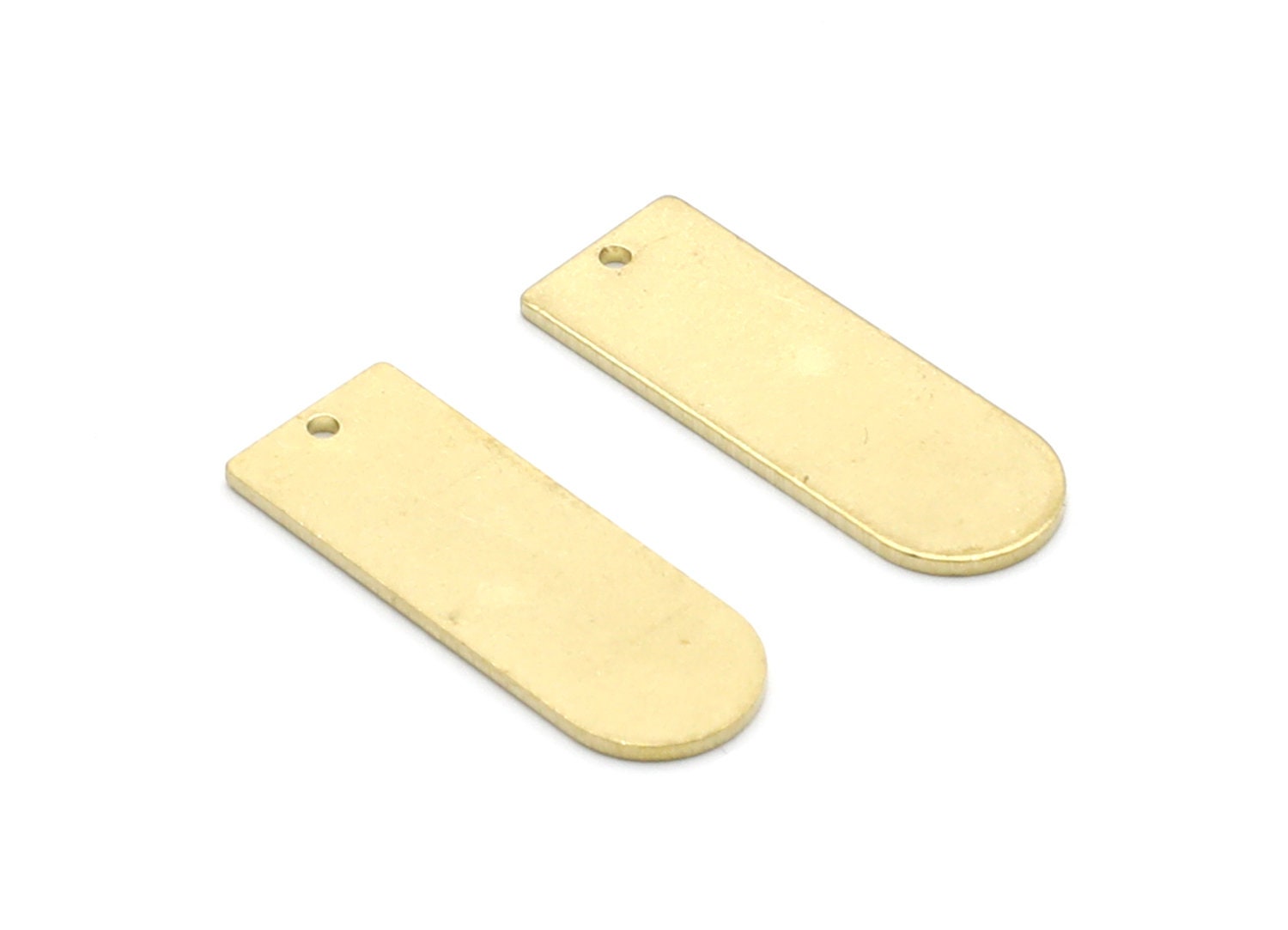 Personalized stamping blank - Brass Stick Charms - Stick Shpaed Raw Brass Connector - Geometric Charm -  26,4x9,65x1mm - PP1406 - DOMEDBAZAAR