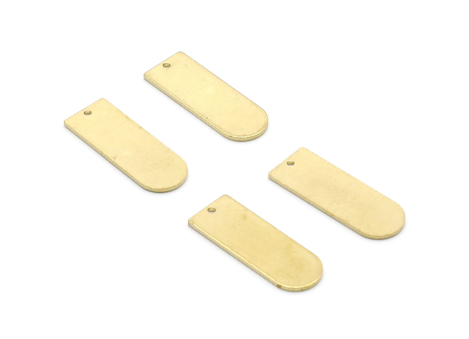 Personalized stamping blank - Brass Stick Charms - Stick Shpaed Raw Brass Connector - Geometric Charm -  26,4x9,65x1mm - PP1406 - DOMEDBAZAAR