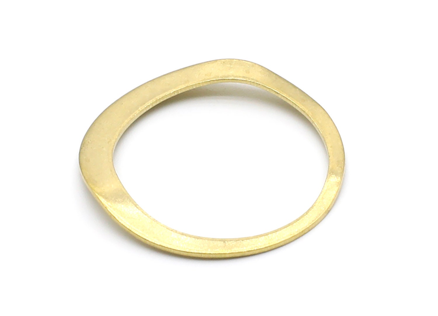 Brass Round Charms - Round Shaped Raw Brass Charms - Jewelry Supplies - 30,44x24,34x0,85mm- PP1418 - DOMEDBAZAAR