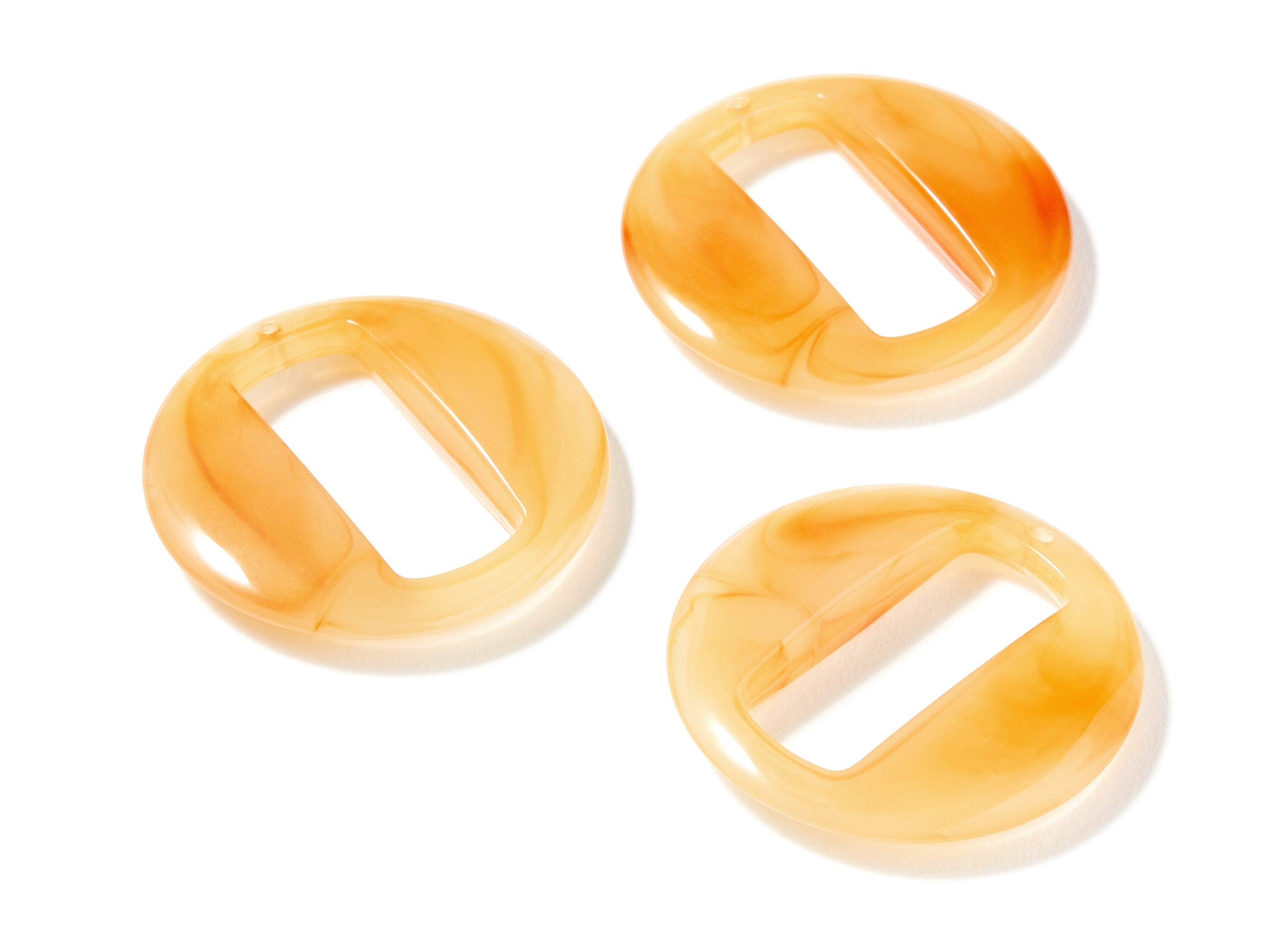 Resin Charms - Resin Earrings - Round Circle Shaped - Rectangle  Shaped  - Earring Findings - Jewelery Making - 39.06x39.06x6.86mm - AC1274C - DOMEDBAZAAR