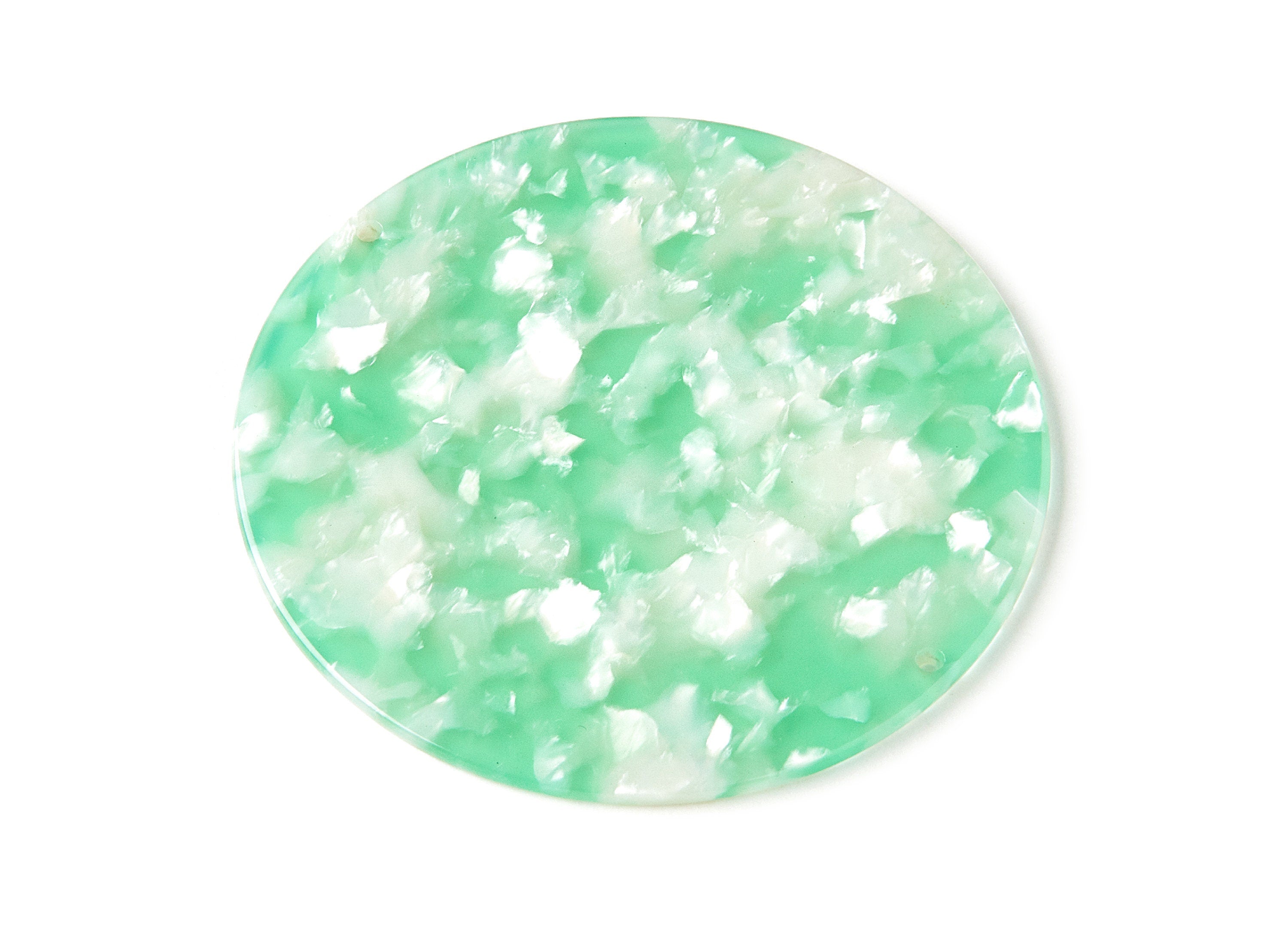 Moon Phases Wall Decor Moon Wall Hanging - Acetate Acryli Big Round Shaped with 2 Holes - Color Code: A35 - 74,77x74,77x2,65mm - AC1230C - DOMEDBAZAAR