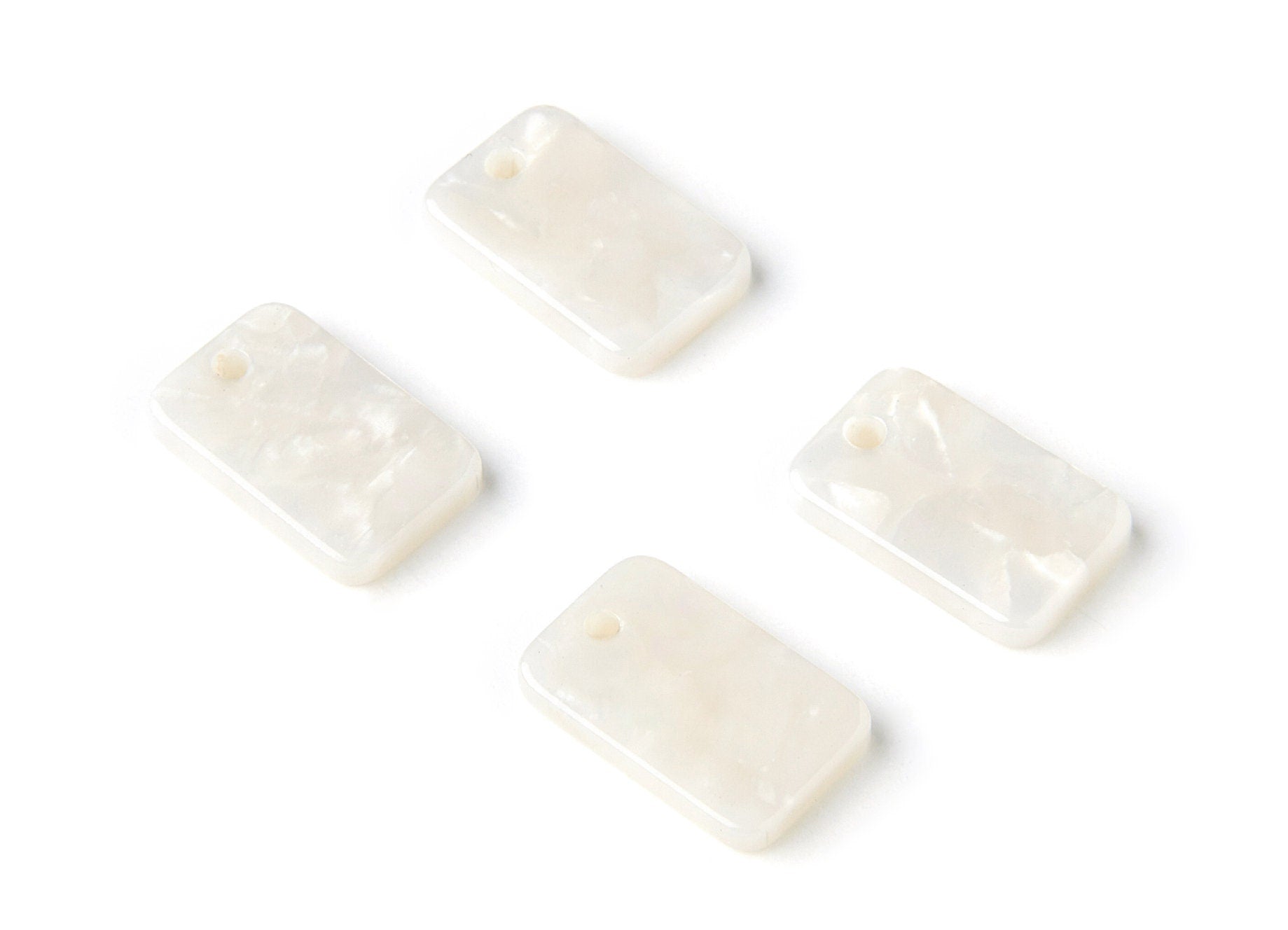 Acetate Rectangle Earring Charms - Rectangle Pendant - Earring Findings - Jewelry Supplies - Color Code: A32 - 16.9x10.9x2.7mm - AC1143B - DOMEDBAZAAR