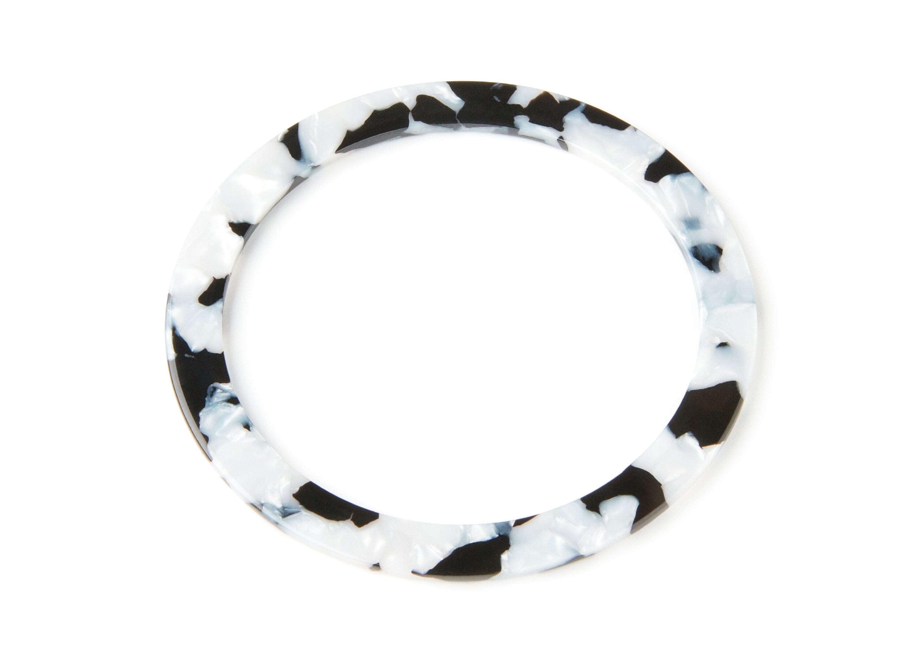Acetate Hoop Earrings Charms - Big Circle Pendant - Earring Findings - Jewelry Supplies - Color Code: A15 - 70x70x2,76mm- AC1295G - DOMEDBAZAAR