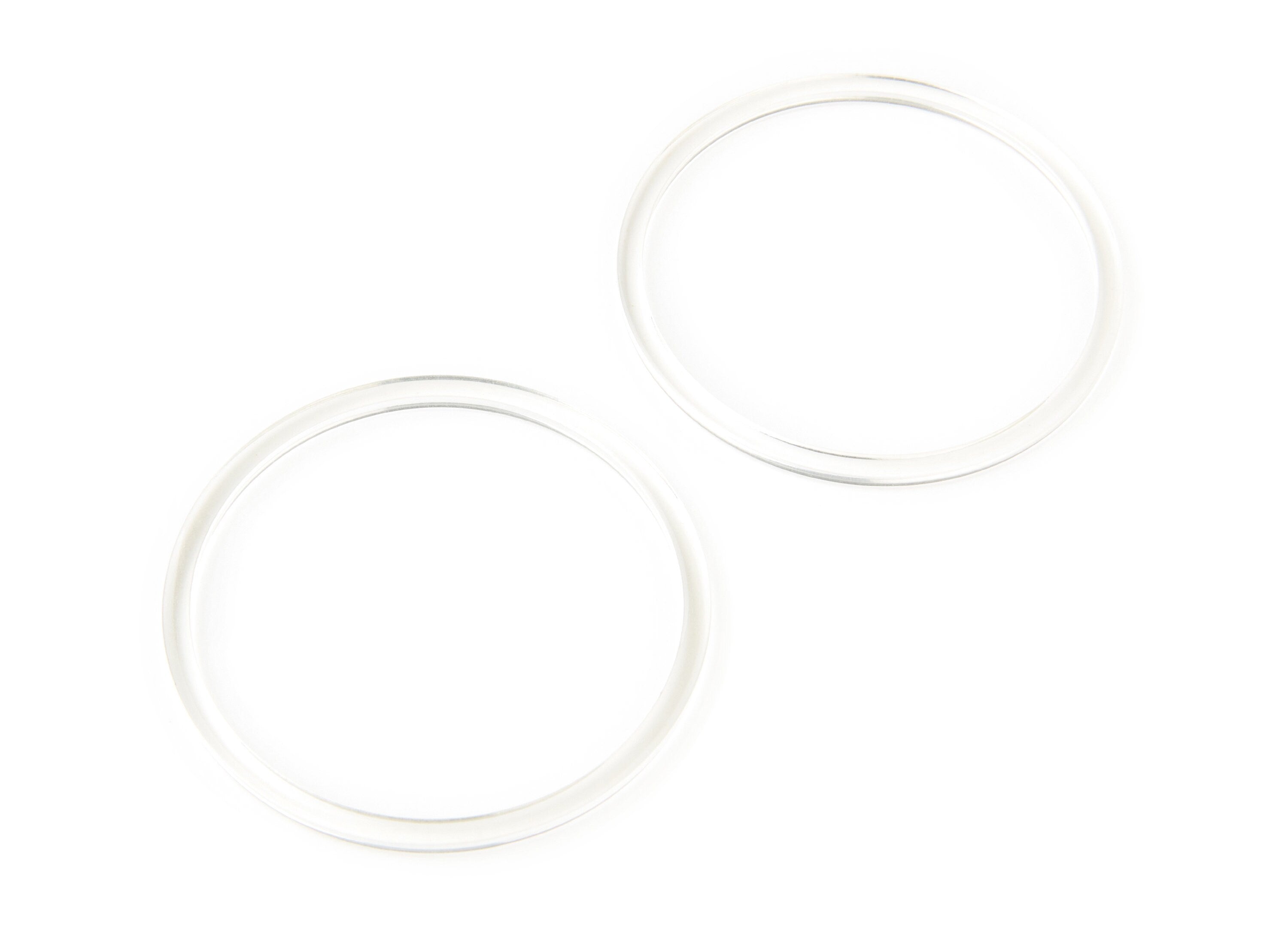 Acetate Hoop Earrings Charms - Circle Shaped Pendant - Earring Findings - Jewelry Supplies - Color Code: A63 - 65x65x3mm - AC1164E - DOMEDBAZAAR