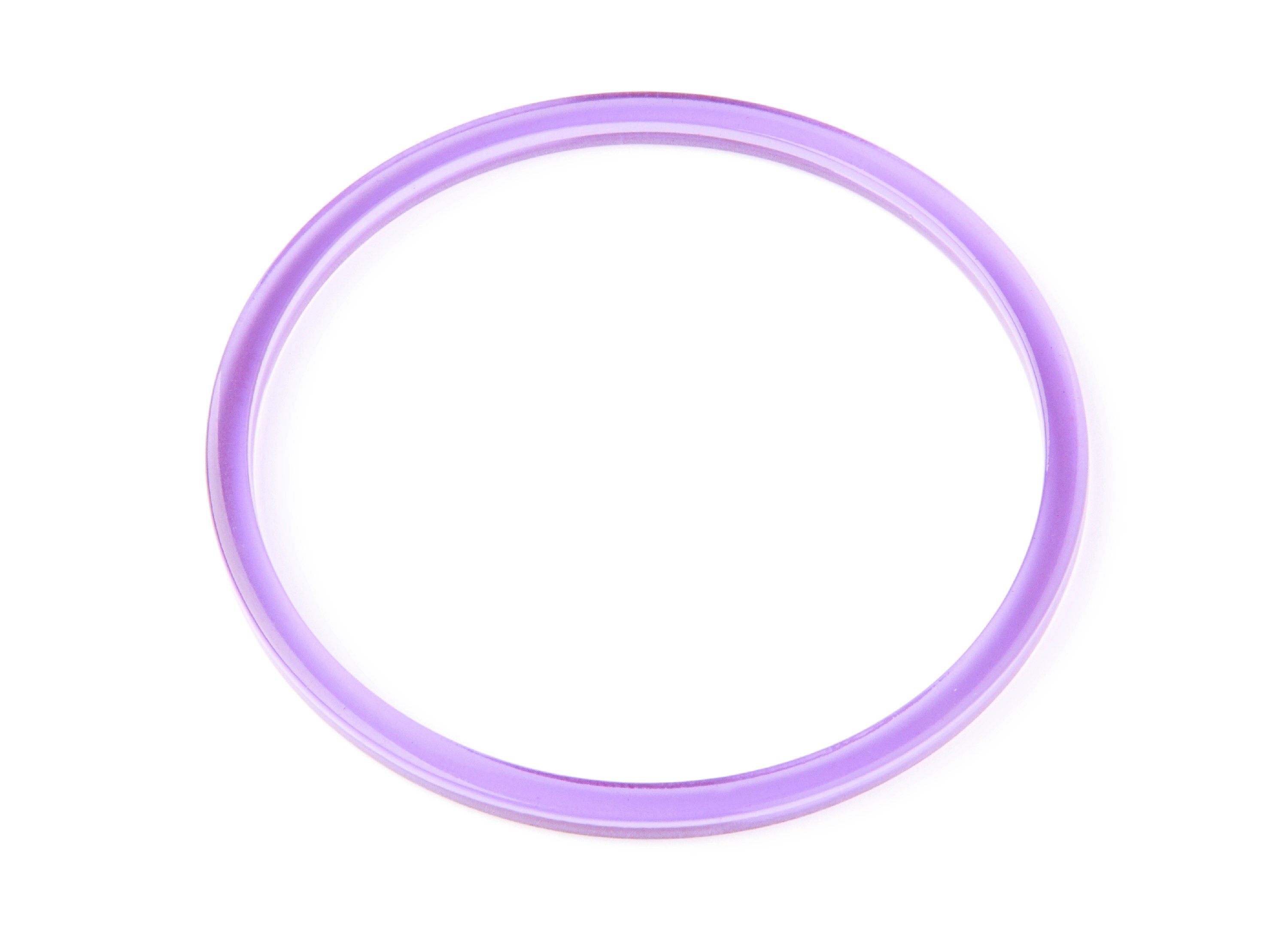 Acetate Hoop Earrings Charms - Circle Shaped Pendant - Earring Findings - Jewelry Supplies - Color Code: A72 - 65x65x3mm - AC1164H - DOMEDBAZAAR