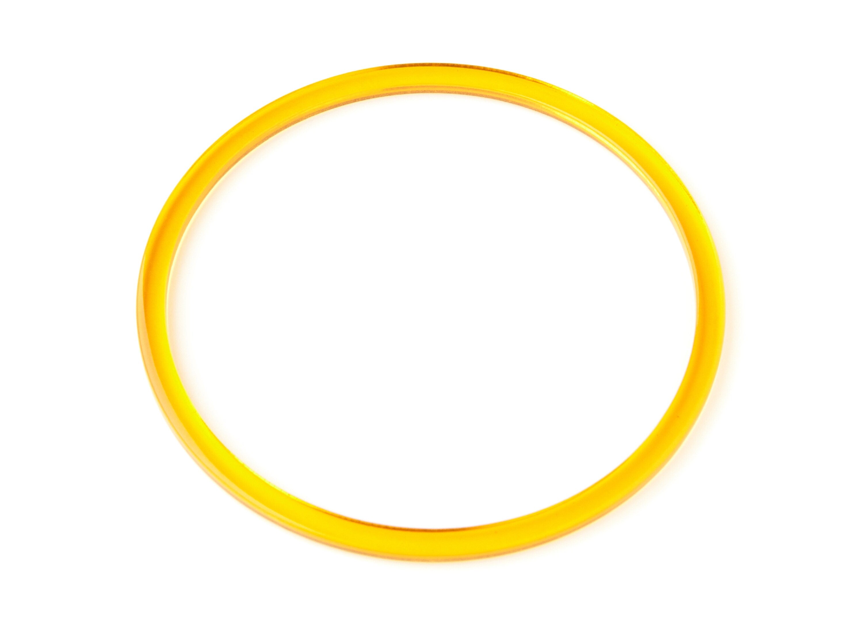 Acetate Hoop Earrings Charms - Circle Shaped Pendant - Earring Findings - Jewelry Supplies - Color Code: A71 - 65x65x3mm - AC1164k - DOMEDBAZAAR