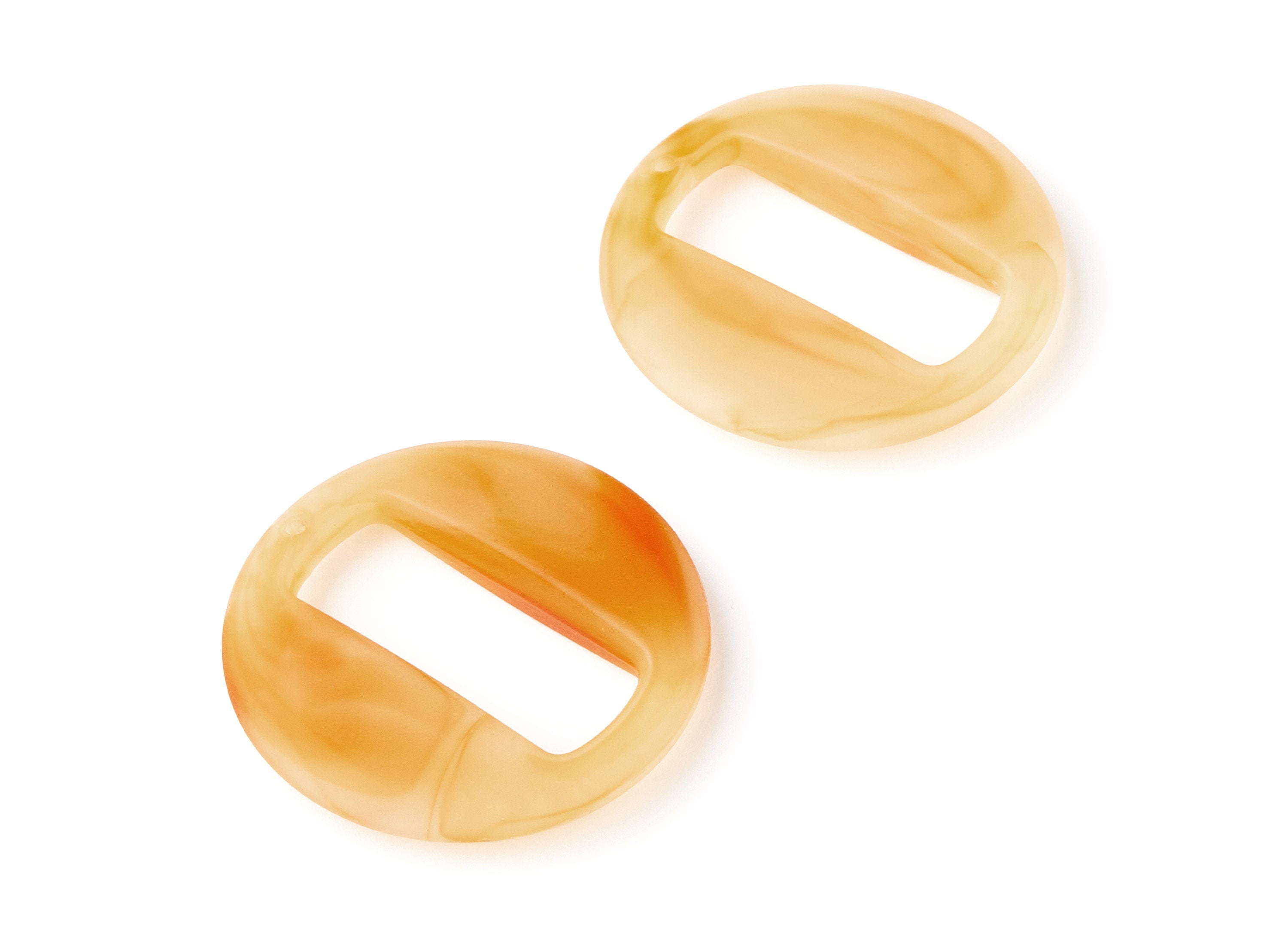 Resin Charms - Matte Resin Earrings - Round Circle Shaped - Rectangle Shaped - Jewelery Making - 39.06x39.06x6.86mm - AC1274N - DOMEDBAZAAR