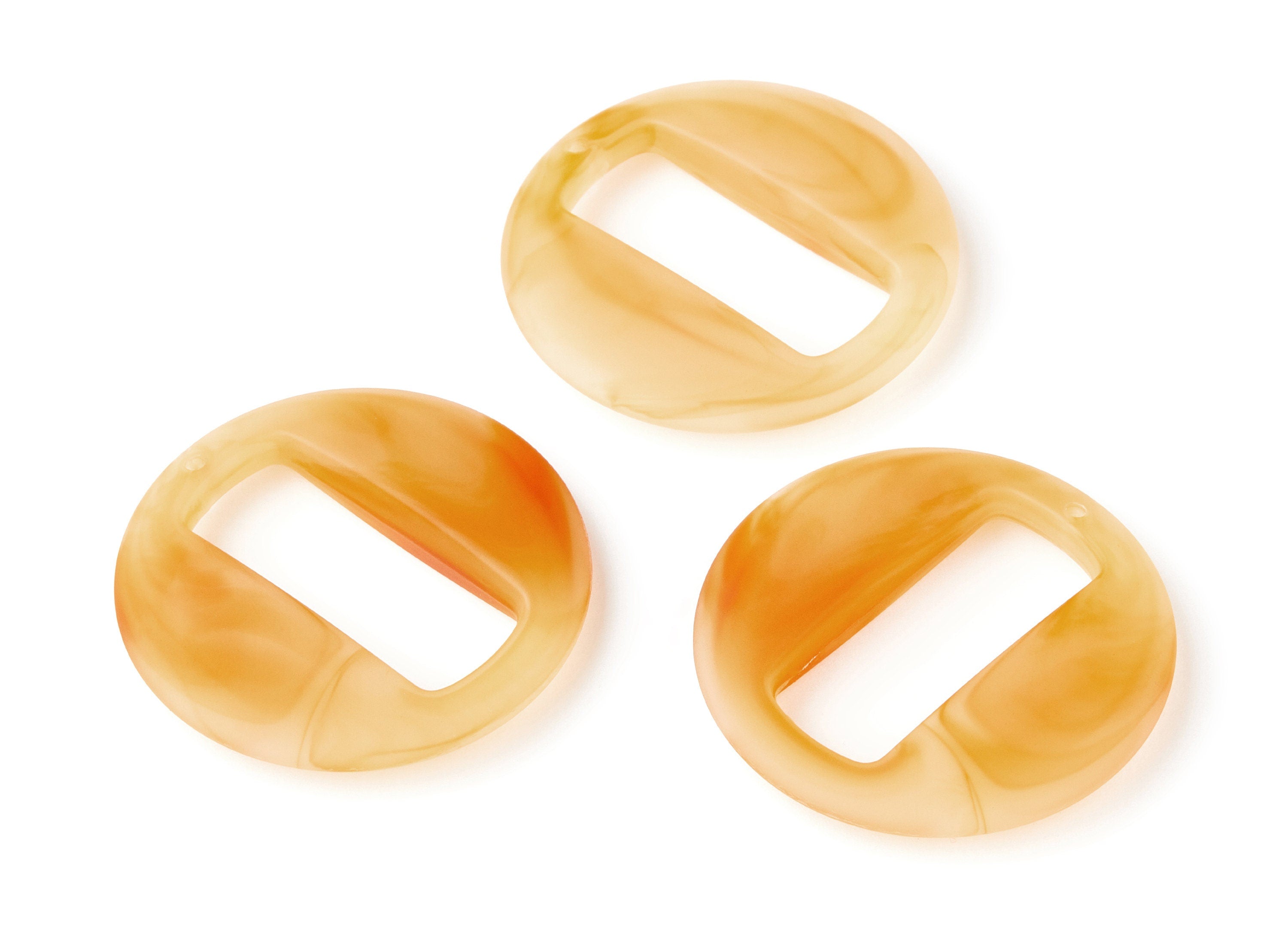 Resin Charms - Matte Resin Earrings - Round Circle Shaped - Rectangle Shaped - Jewelery Making - 39.06x39.06x6.86mm - AC1274N - DOMEDBAZAAR