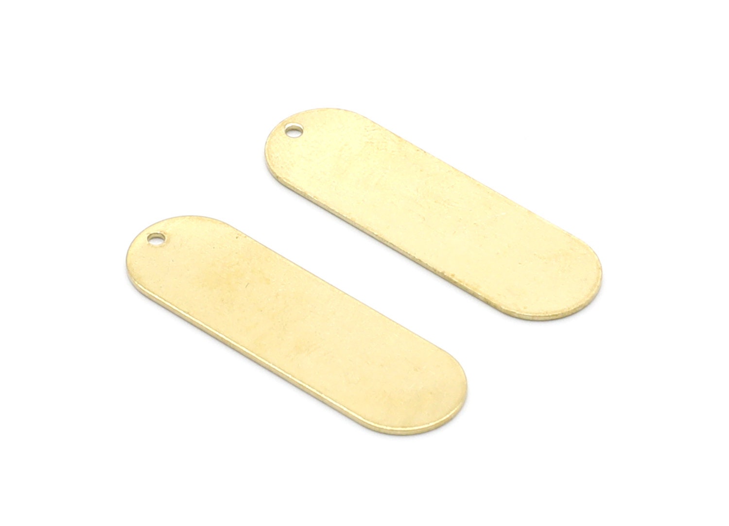 Personalized stamping blank - Brass Stick Charms - Stick Shpaed Raw Brass Connector - Geometric Charm  - 32,15x10x0,62mm - PP1407 - DOMEDBAZAAR