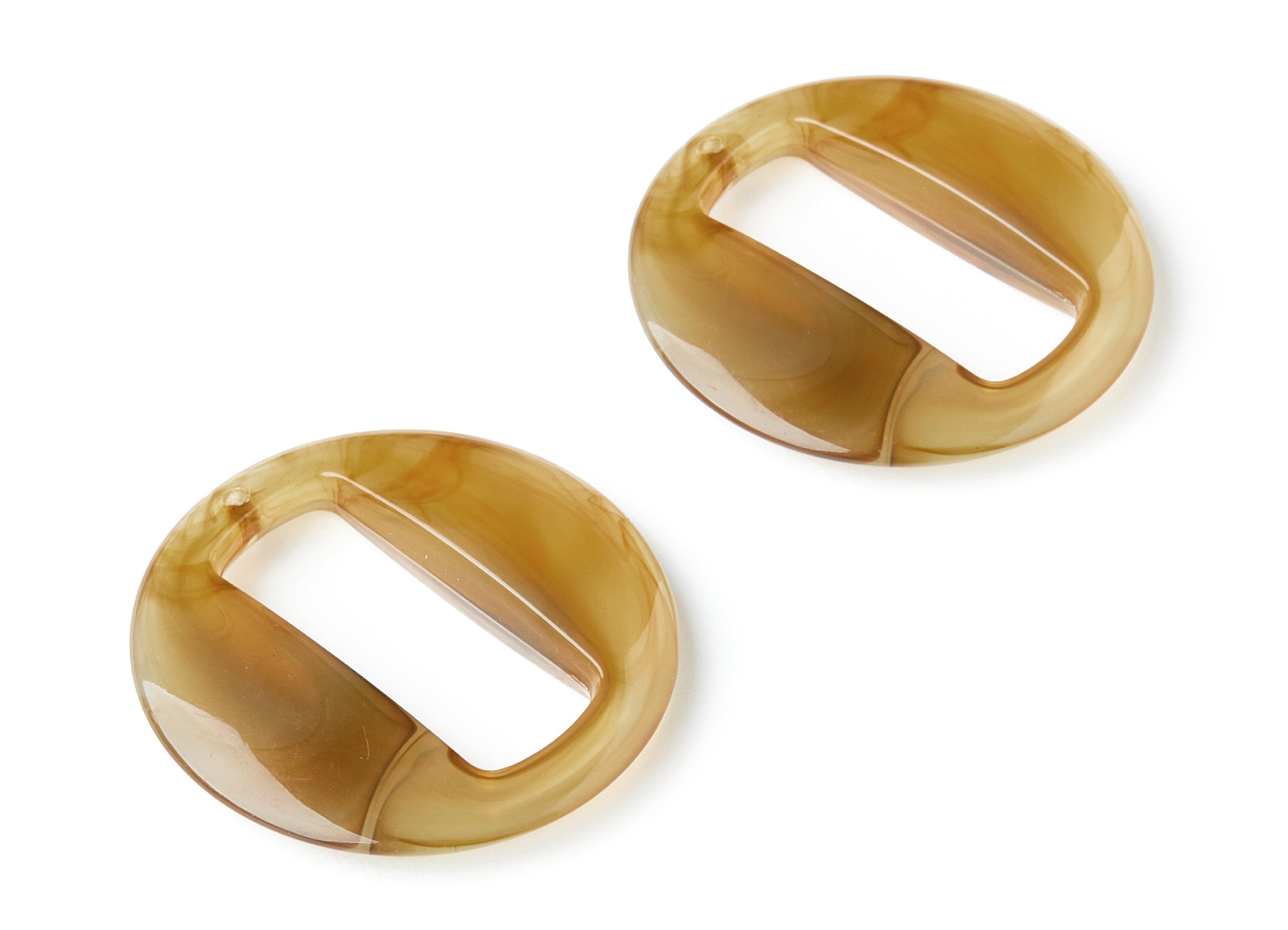 Resin Charms - Resin Earrings - Round Circle Shaped - Rectangle Shaped - Earring Findings - Jewelery Making - 39.06x39.06x6.86mm - AC1274G - DOMEDBAZAAR