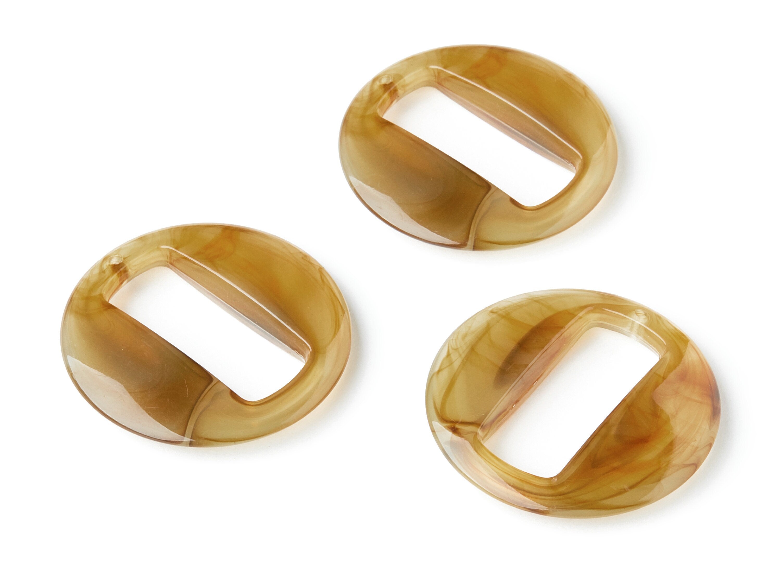 Resin Charms - Resin Earrings - Round Circle Shaped - Rectangle Shaped - Earring Findings - Jewelery Making - 39.06x39.06x6.86mm - AC1274G - DOMEDBAZAAR
