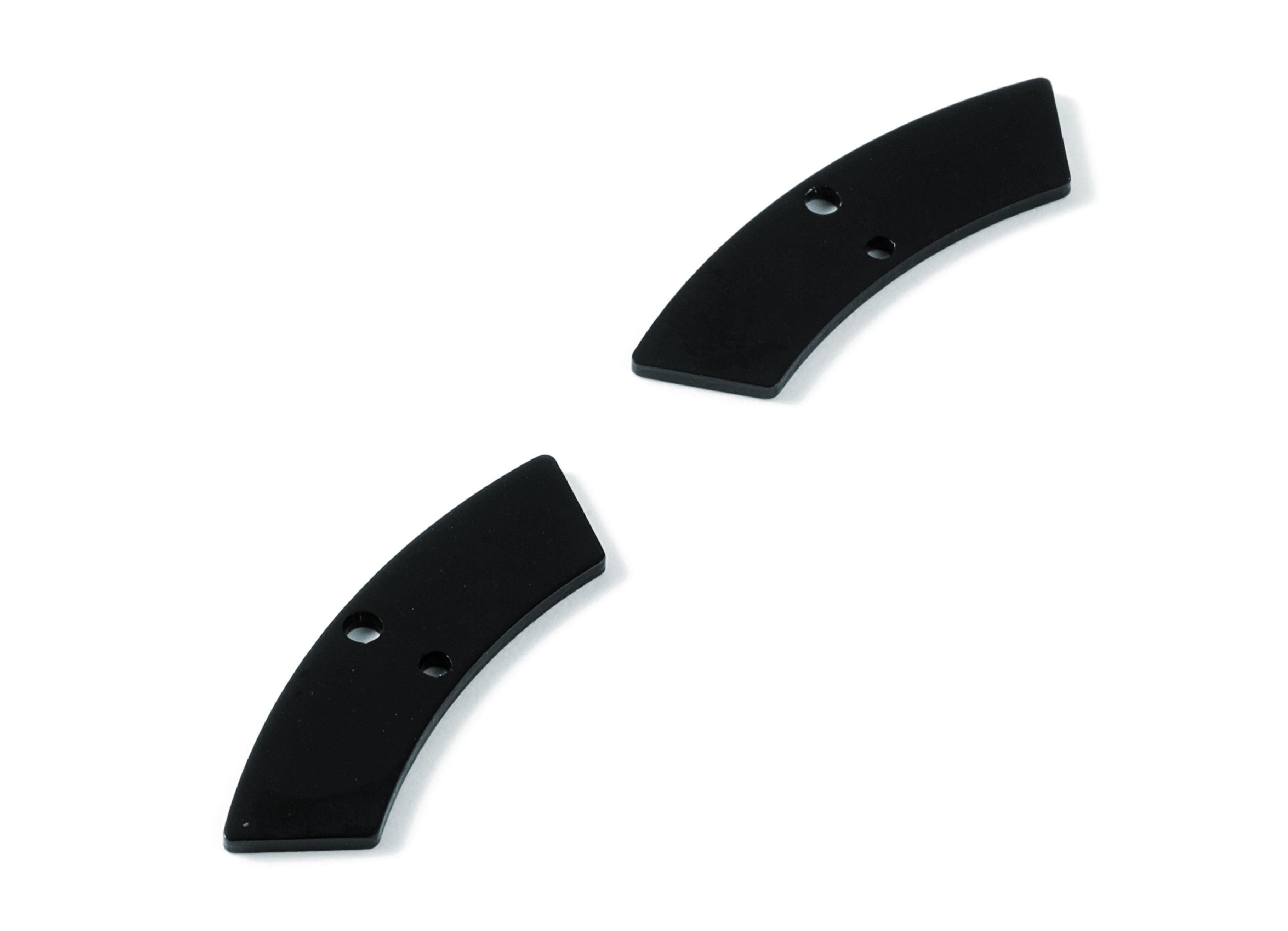 Aluminum Charms - Geometric Shaped with 2 Holes - Anodized Aluminium Charms - Black Tone - 30,8x8x1,17mm - AA1134C - DOMEDBAZAAR