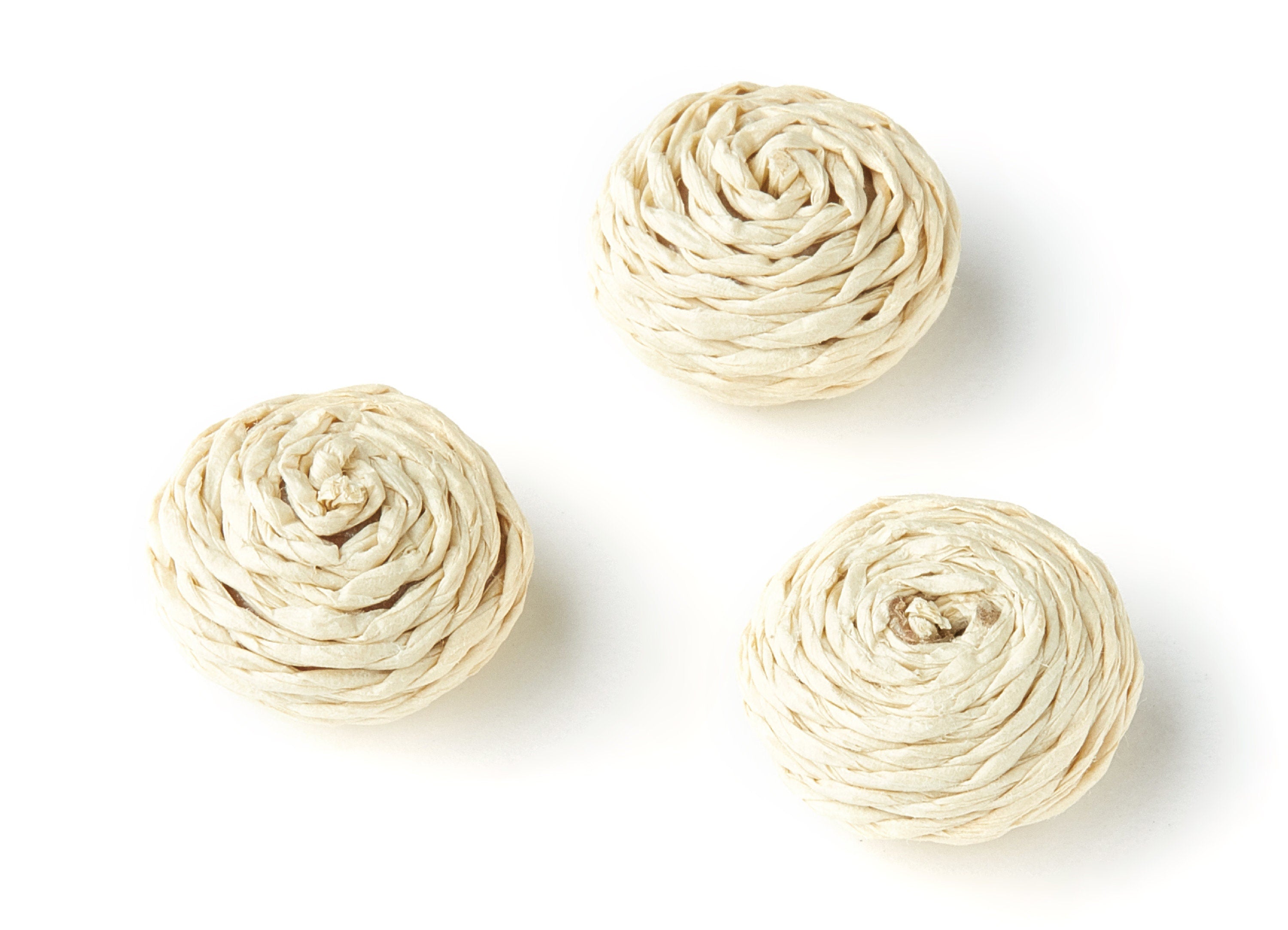 Handwoven Rattan Earrings - Round Shaped Rattan Pendant - Wooden Straw Earring - Jewelery Handmade - 19.6x12mm - RT1131 - DOMEDBAZAAR