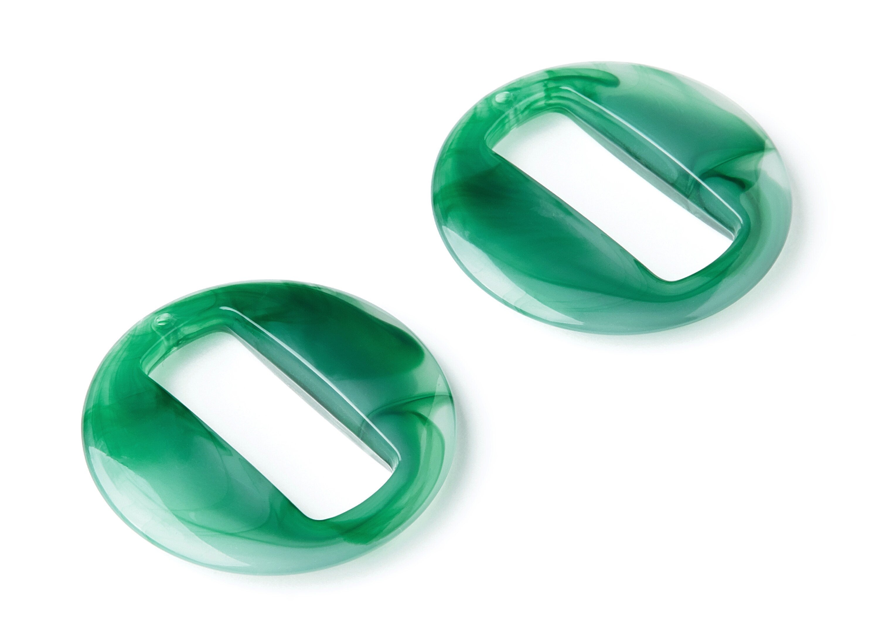 Resin Charms - Resin Earrings - Round Circle Shaped - Rectangle  Shaped  - Earring Findings - Jewelery Making - 39.06x39.06x6.86mm - AC1274A - DOMEDBAZAAR
