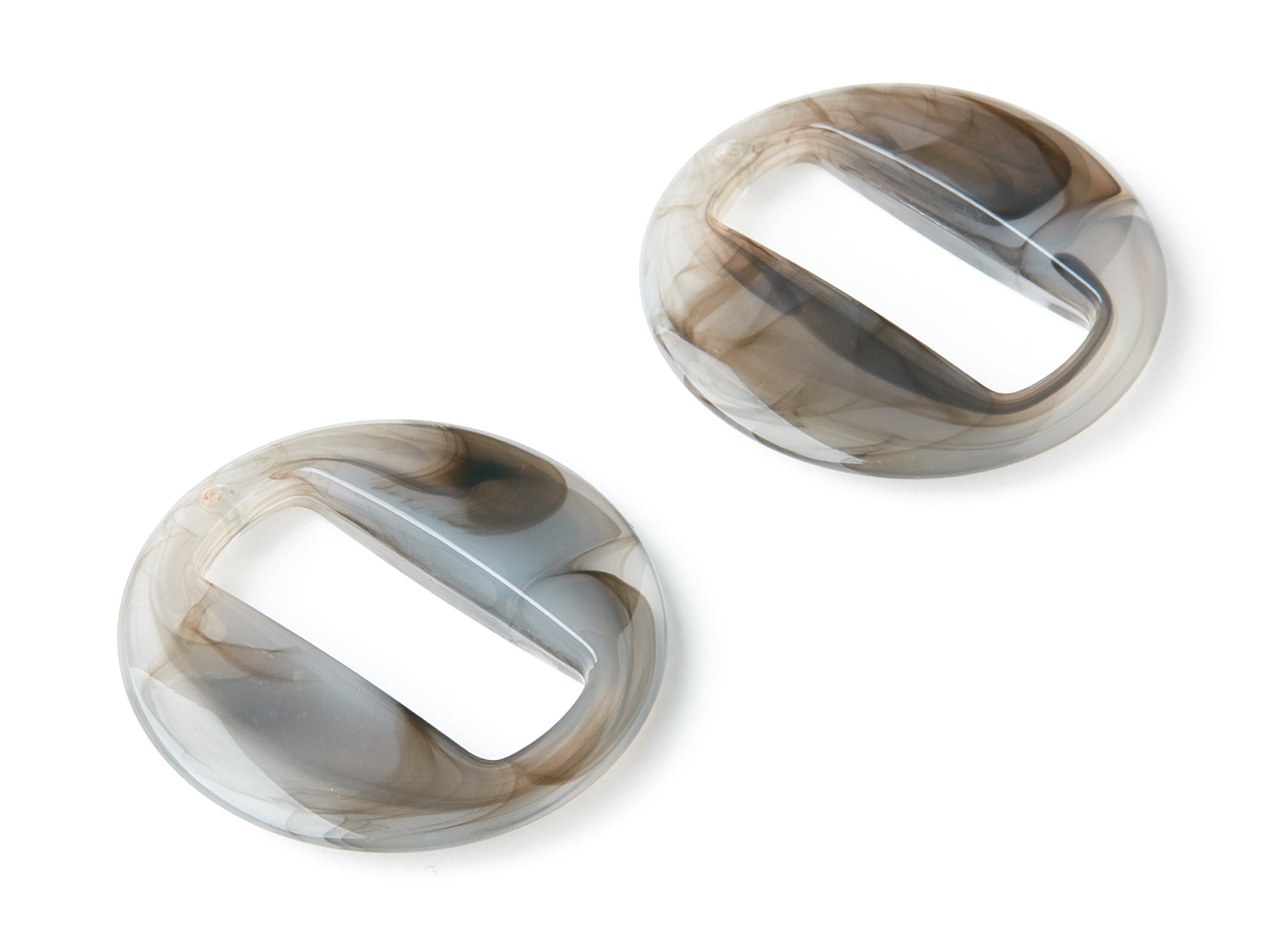 Resin Charms - Resin Earrings - Round Circle Shaped - Rectangle Shaped - Earring Findings - Jewelery Making - 39.06x39.06x6.86mm - AC1274D - DOMEDBAZAAR