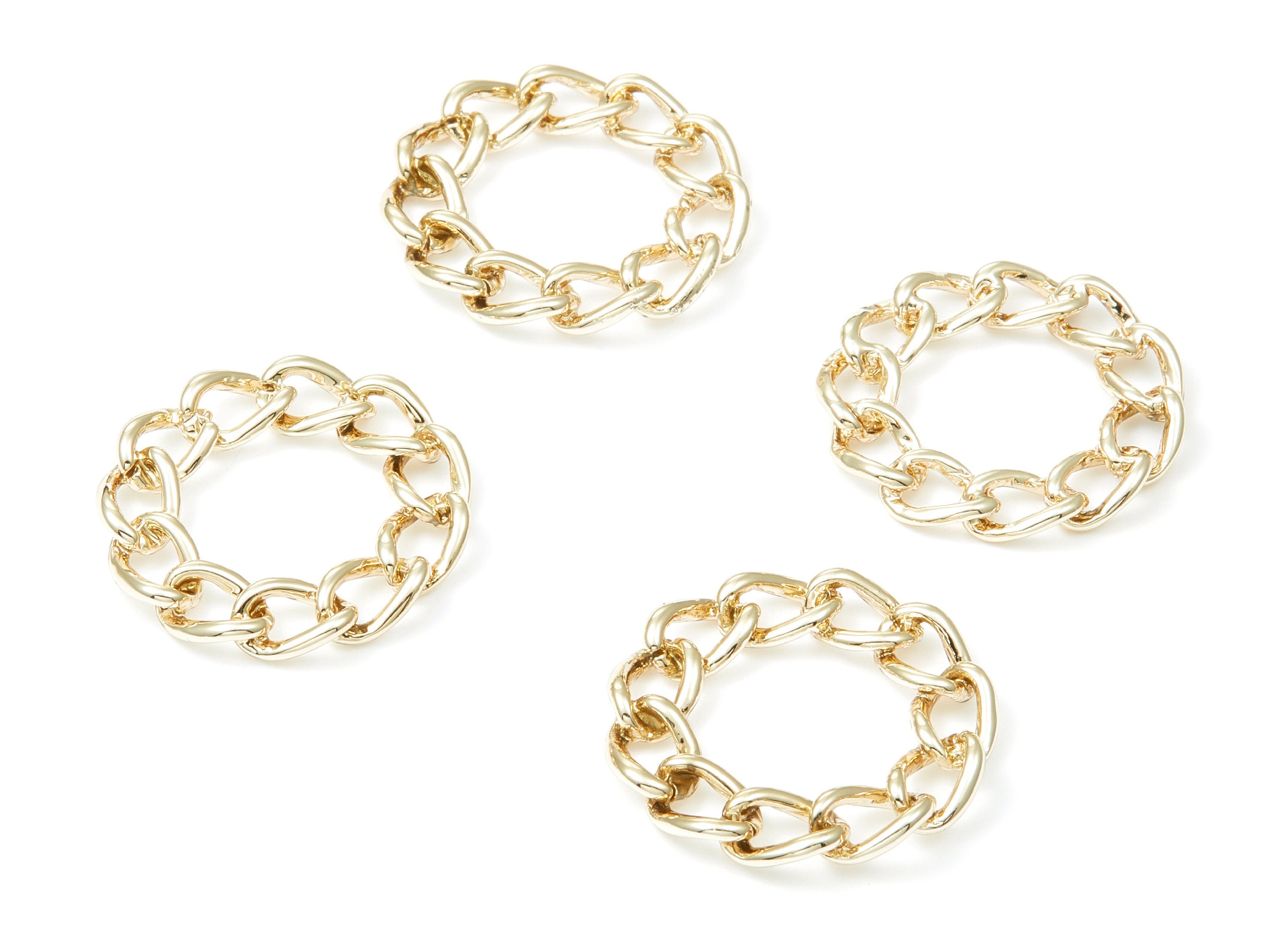 Circle Shaped Charms - Zinc Alloy Circle Shaped - Gold Tone - Alloy Pendant for Necklace - 28,75x28,75x3,54mm - ZZ1252 - DOMEDBAZAAR