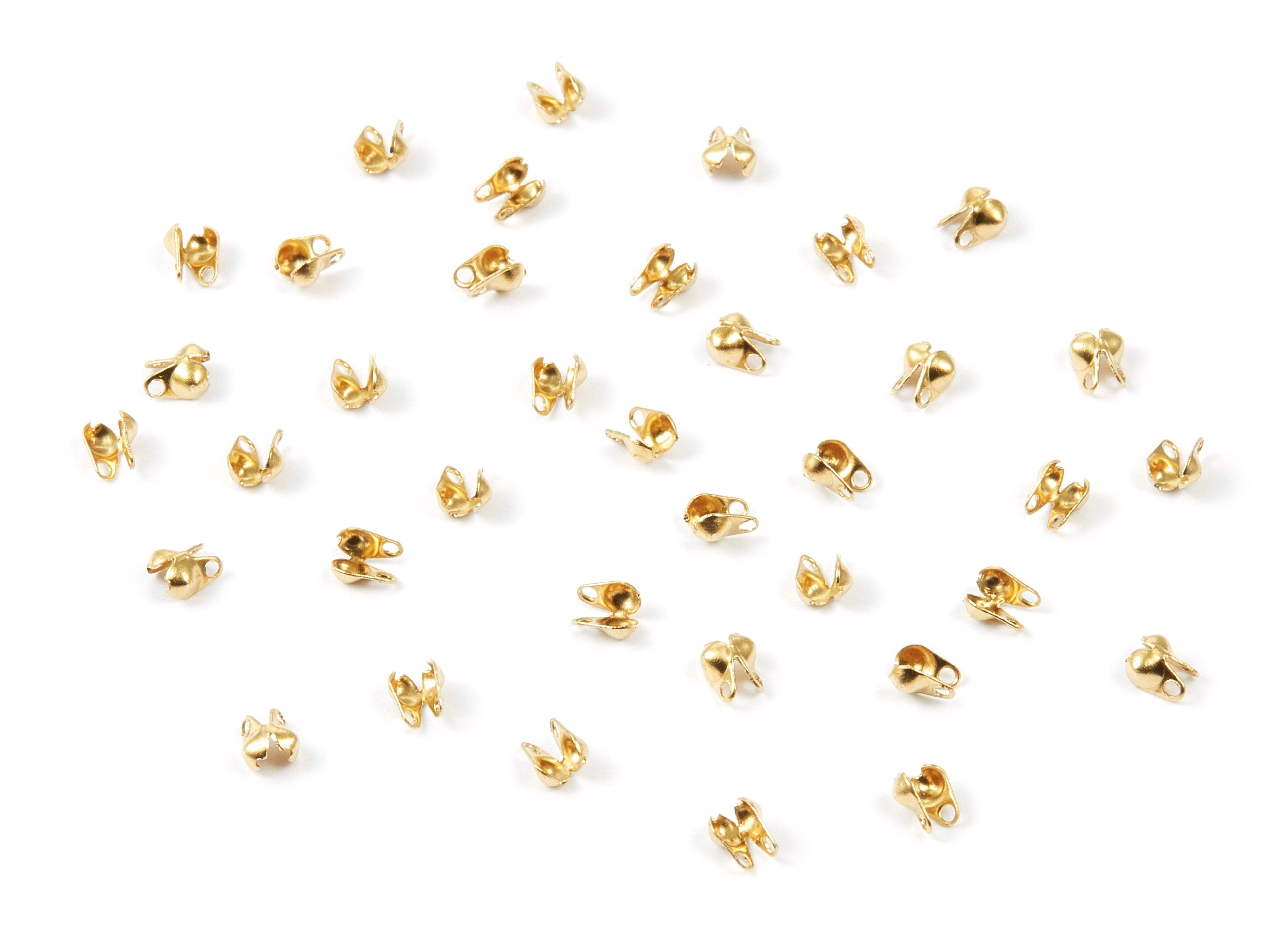 2.0 Ball Chain Clasp - 2.0 Raw Brass Chain Clasp - Raw Brass Connector Clasp - Jewelry Supplies - 4.35x2.7mm - PP1680 - DOMEDBAZAAR