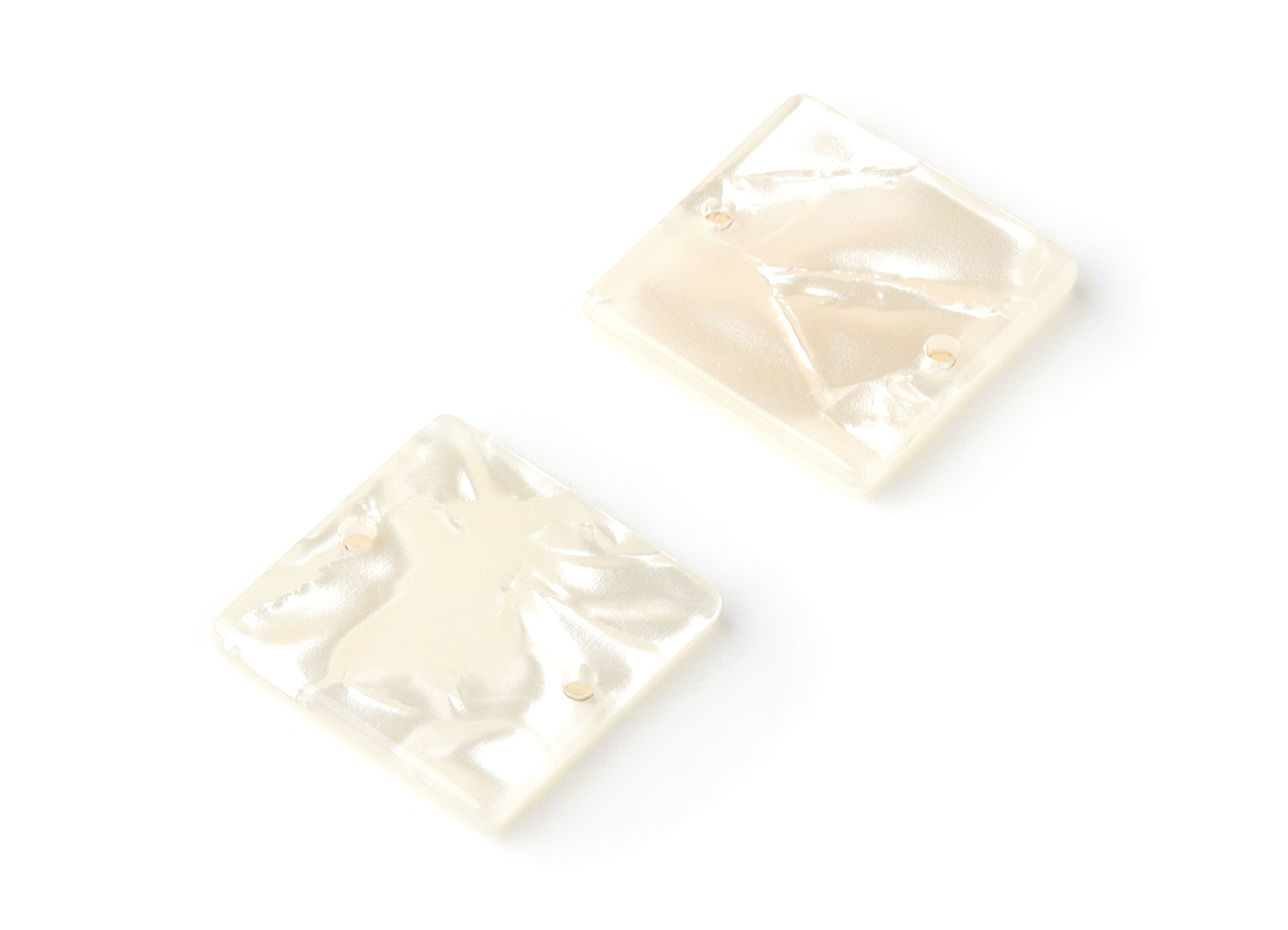 Acetate Square Earring Charms - Acrylic Square Pendant - Earring Findings - Jewelry Supplies - Color Code: A31 - 19.77x19.69x2.5mm - AC1415A - DOMEDBAZAAR