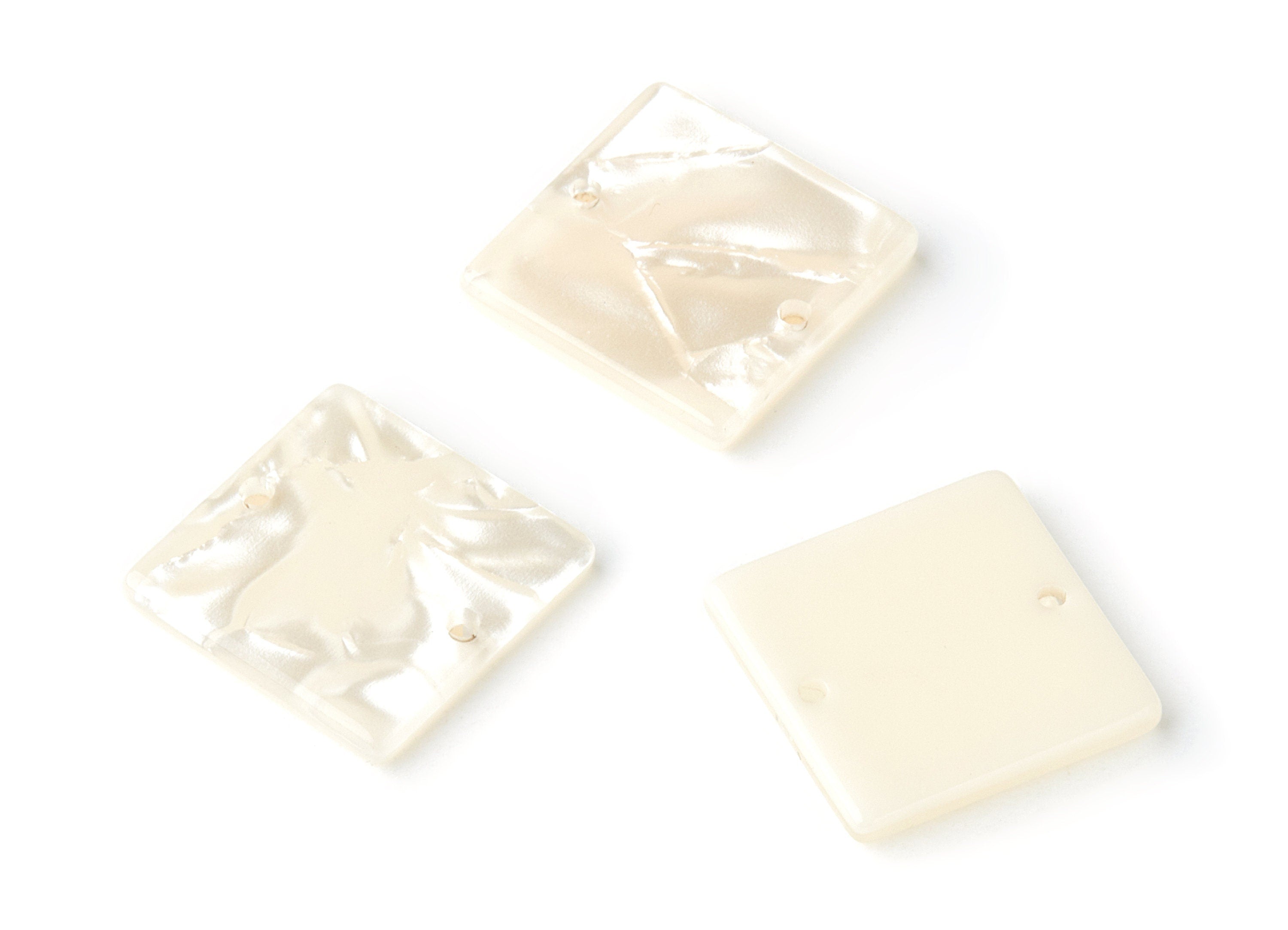 Acetate Square Earring Charms - Acrylic Square Pendant - Earring Findings - Jewelry Supplies - Color Code: A31 - 19.77x19.69x2.5mm - AC1415A - DOMEDBAZAAR