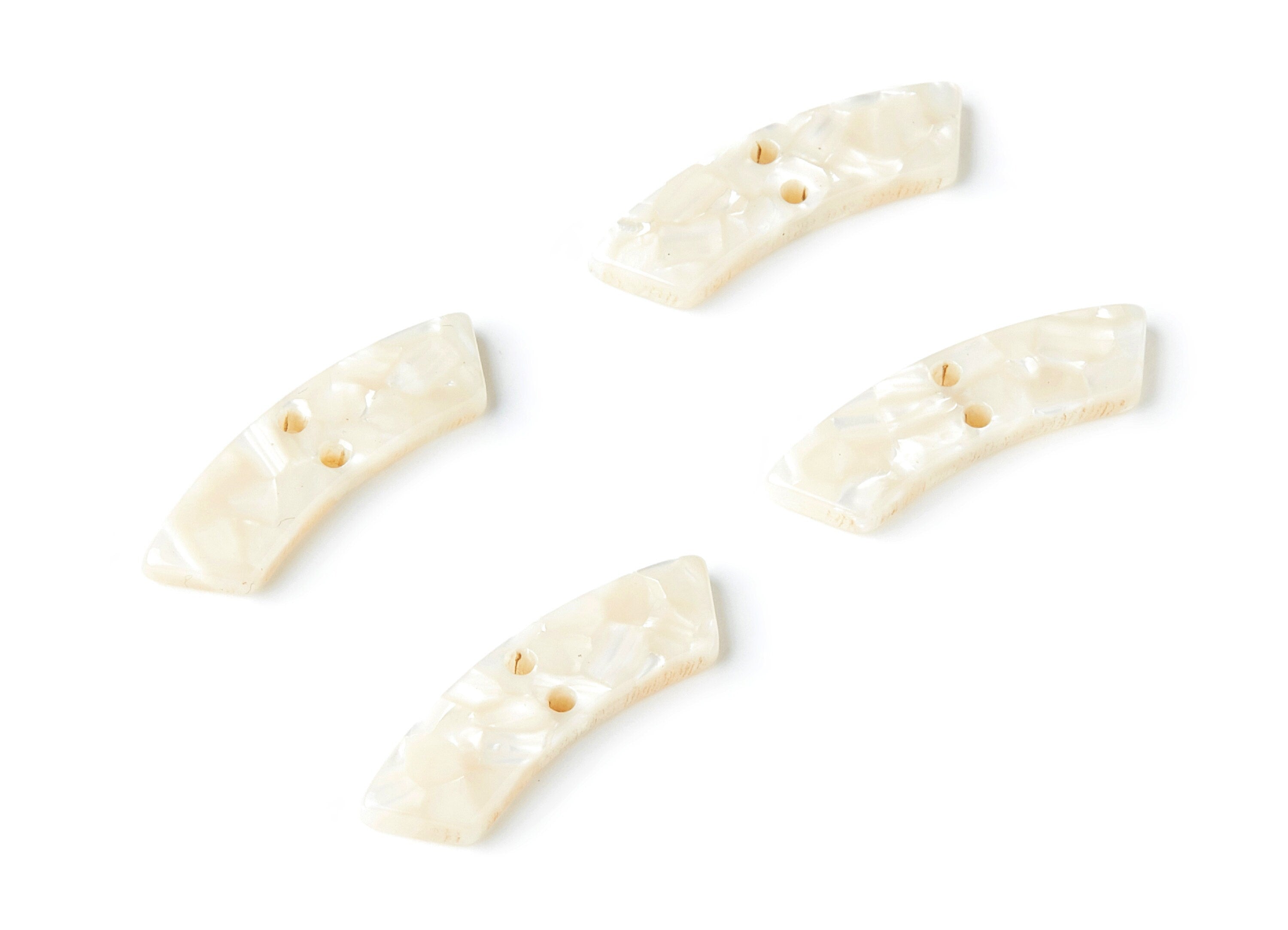 Acetate Irregular Earring Charms - Acrylic Irregular Pendant With 2 Holes - Color Code: A33 - 31.1x9.79x2.66mm - AC1371N - DOMEDBAZAAR