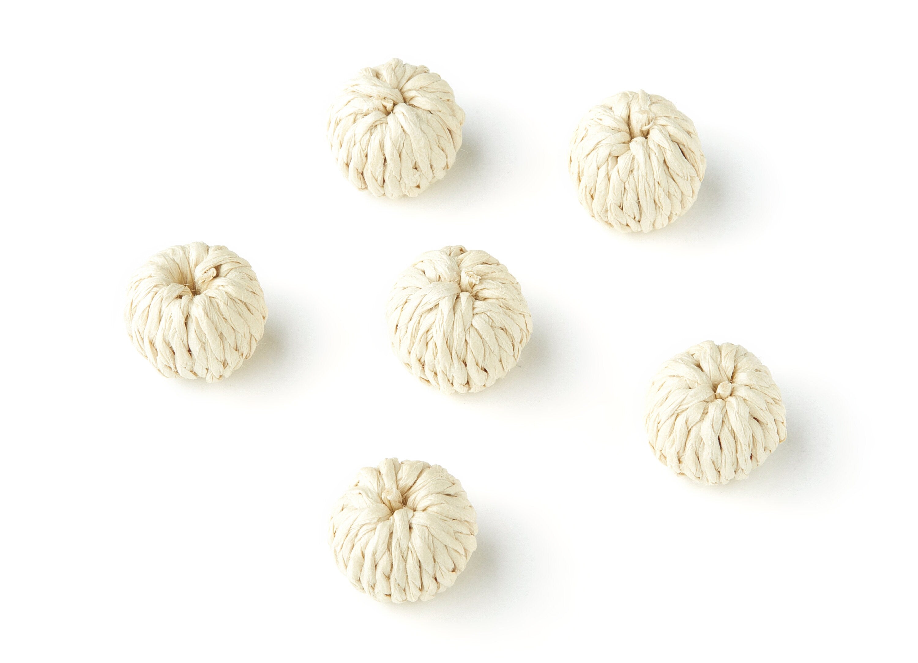 Handwoven Rattan Earrings - Ball Shaped Rattan Pendant - Wooden Straw Earring - Jewelery Handmade - 14.5x10.4mm - RT1114 - DOMEDBAZAAR
