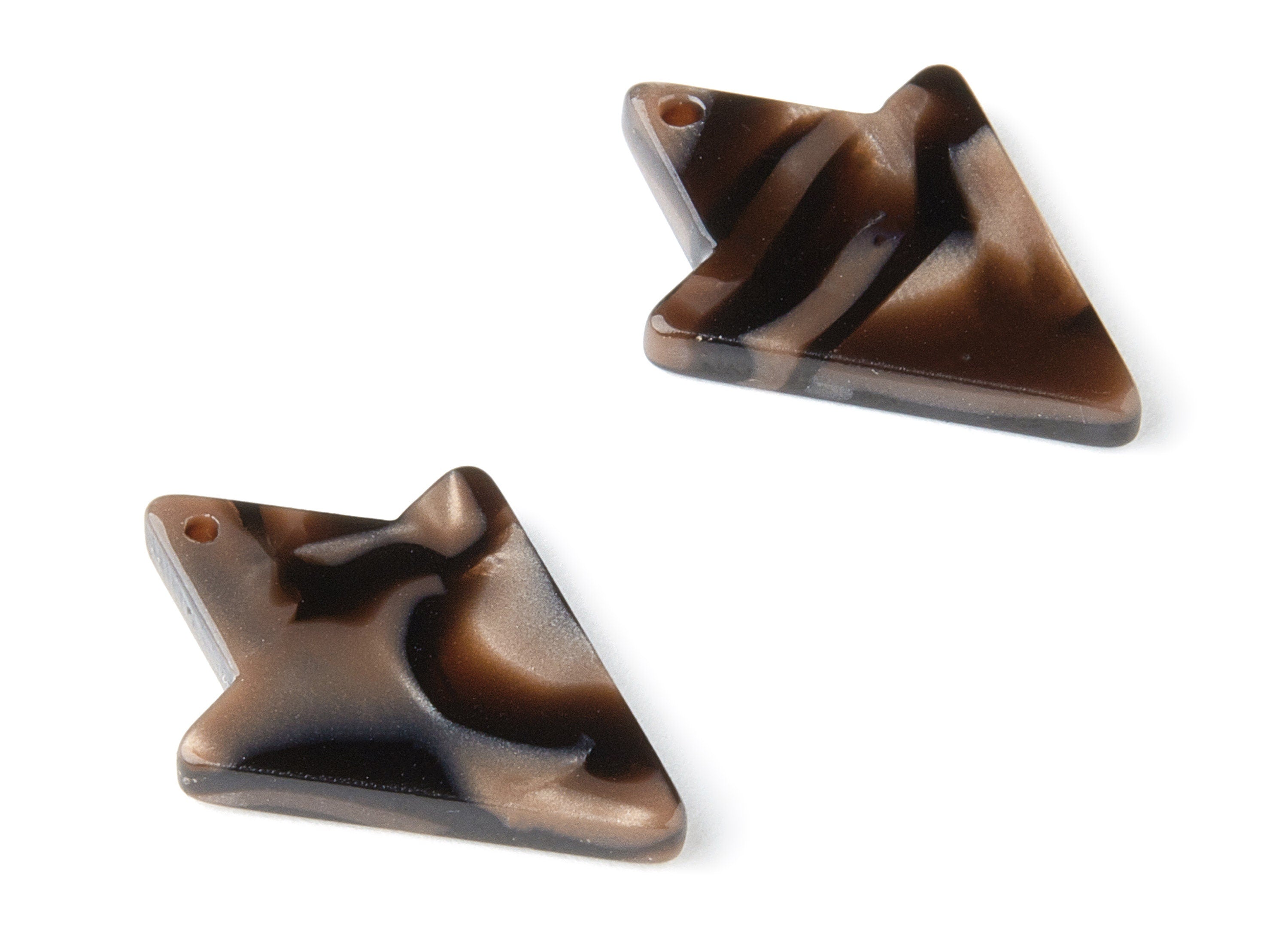 Acetate Geometric Charms - Geometric Earring and Pendant - Jewellery Supplies - Color Code:A207 - 25.5x18.34x2.7mm - AC1501-A207 - DOMEDBAZAAR