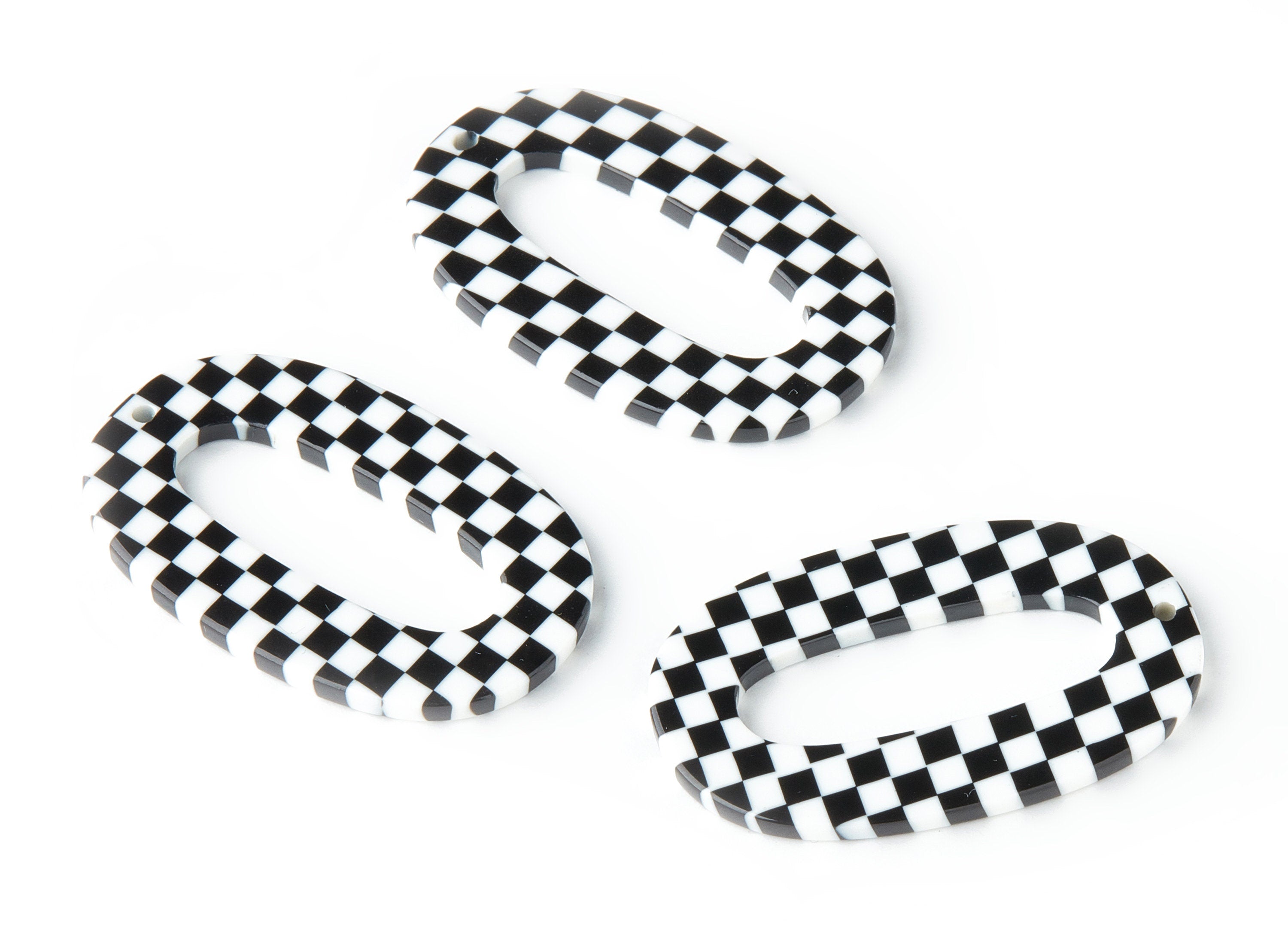 Acetate Number 0 Earring Charm - Number 0 Pendant - Earring Findings - Jewelry Supplies - Color Code: A175 - 39.5x21.06x2.38mm - AC1457-A175 - DOMEDBAZAAR