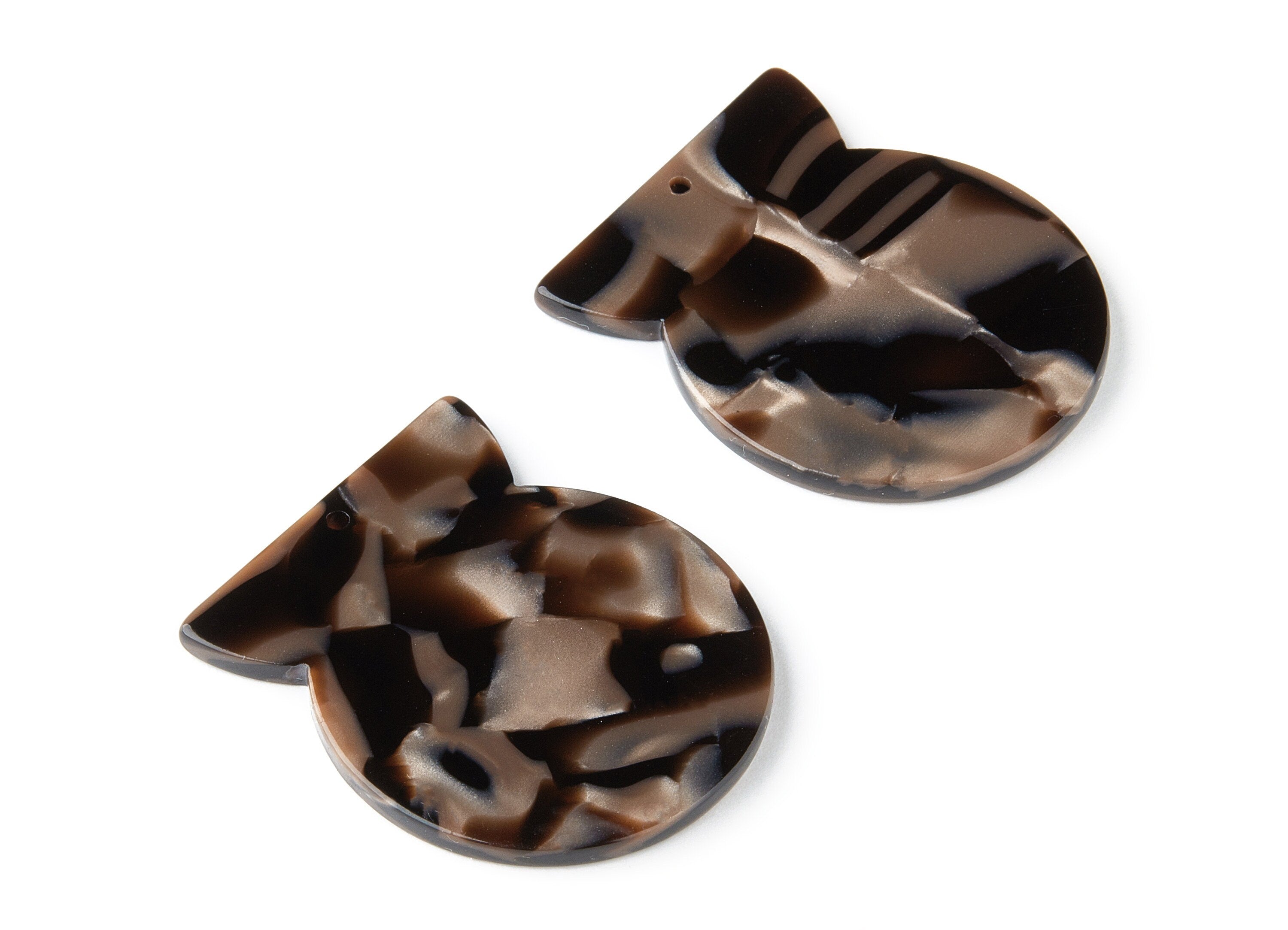 Acetate Geometric Charms - Geometric Earring and Pendant - Jewelry Supplys - Color Code: A207 - 38.97x33.14x2.58mm - AC1500-A207 - DOMEDBAZAAR